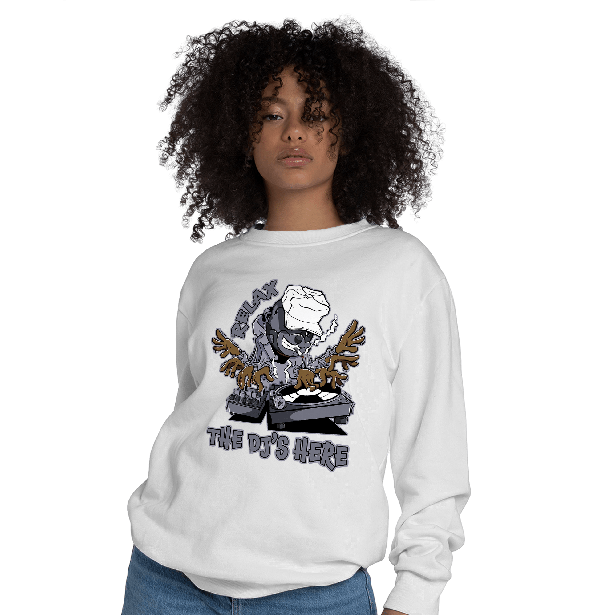 Stealth 14s Sweatshirt Match BER The DJ Here - NastyJamz