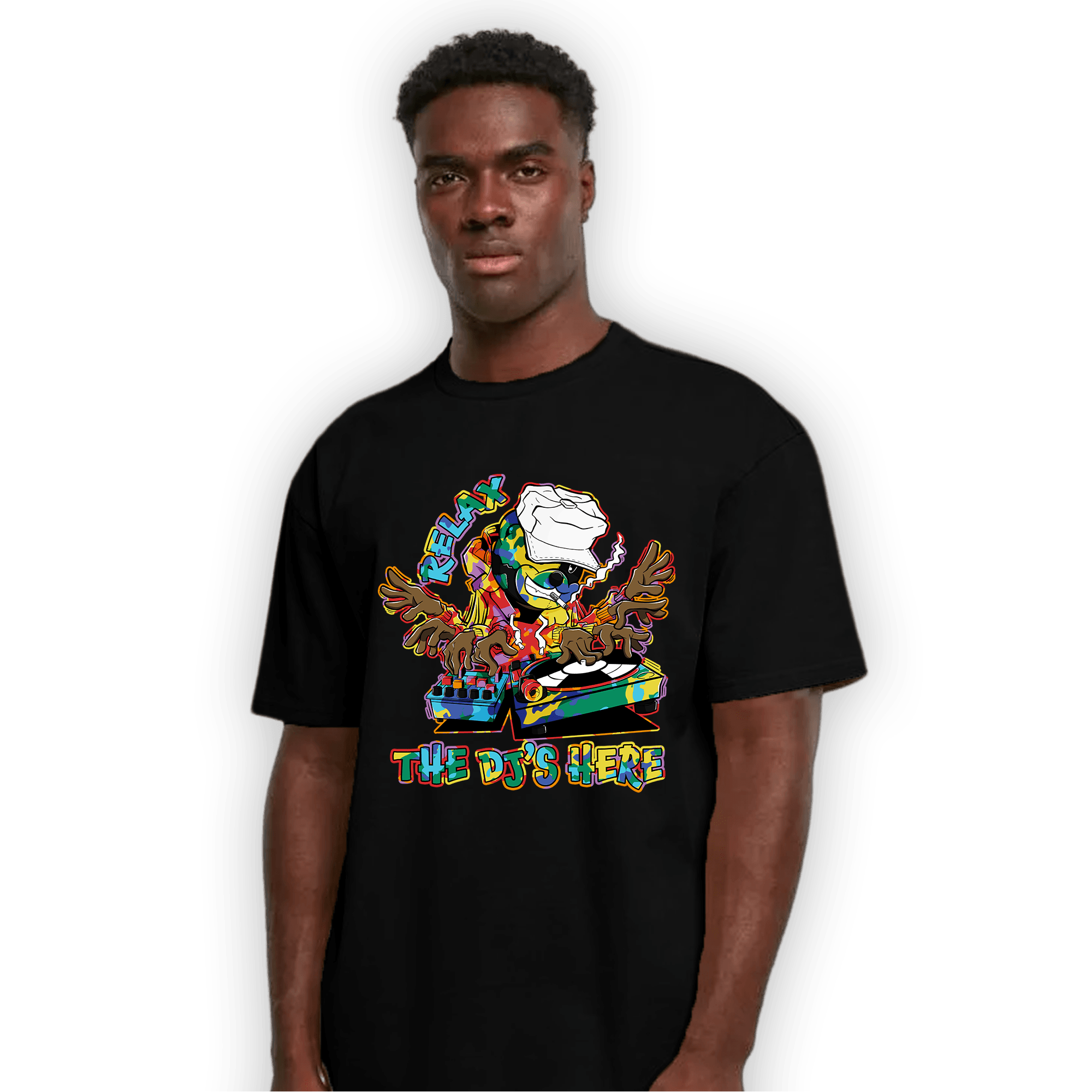 Mid GS Six Championships 1s T Shirt Match BER The DJ Here - NastyJamz