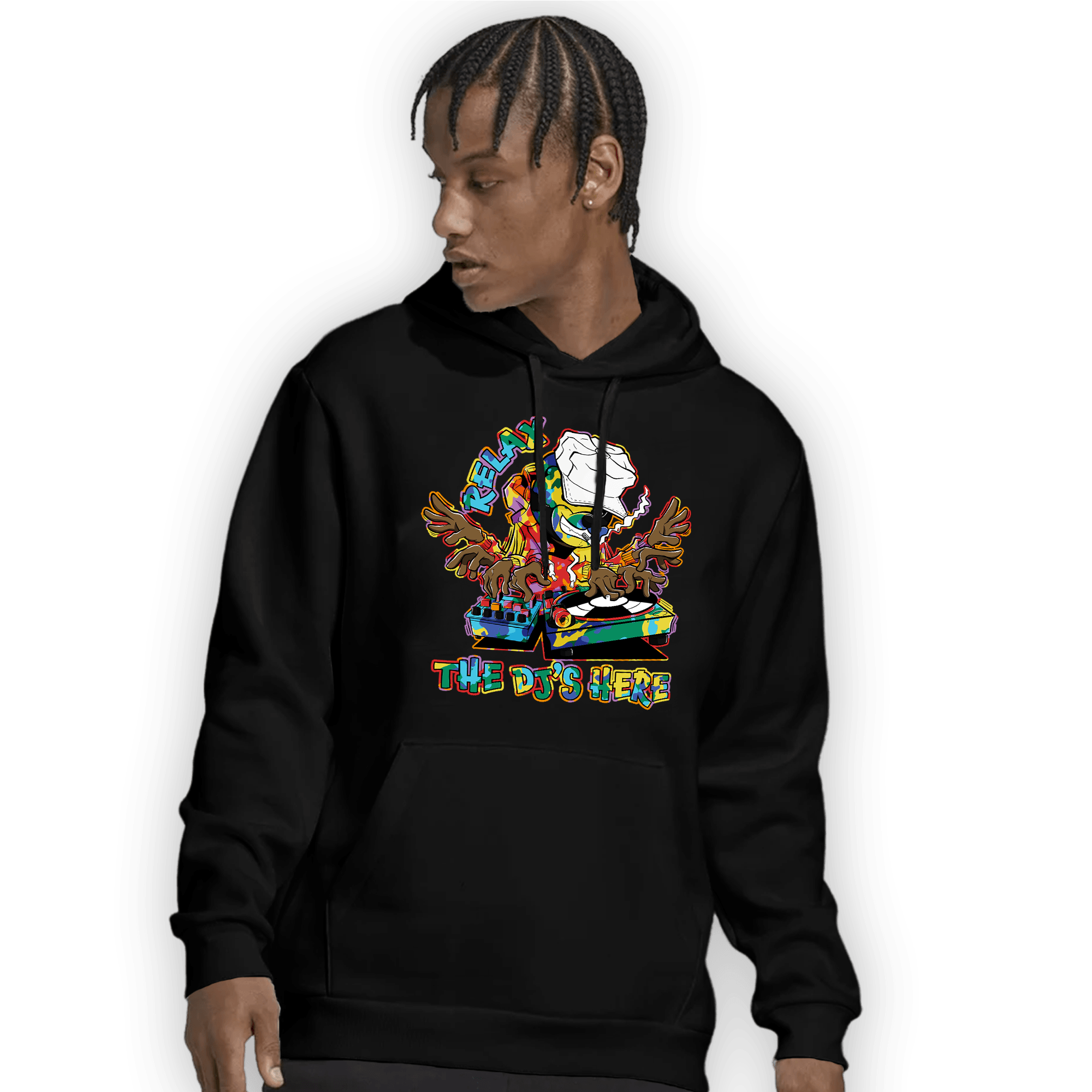 Mid GS Six Championships 1s Hoodie Match BER The DJ Here - NastyJamz
