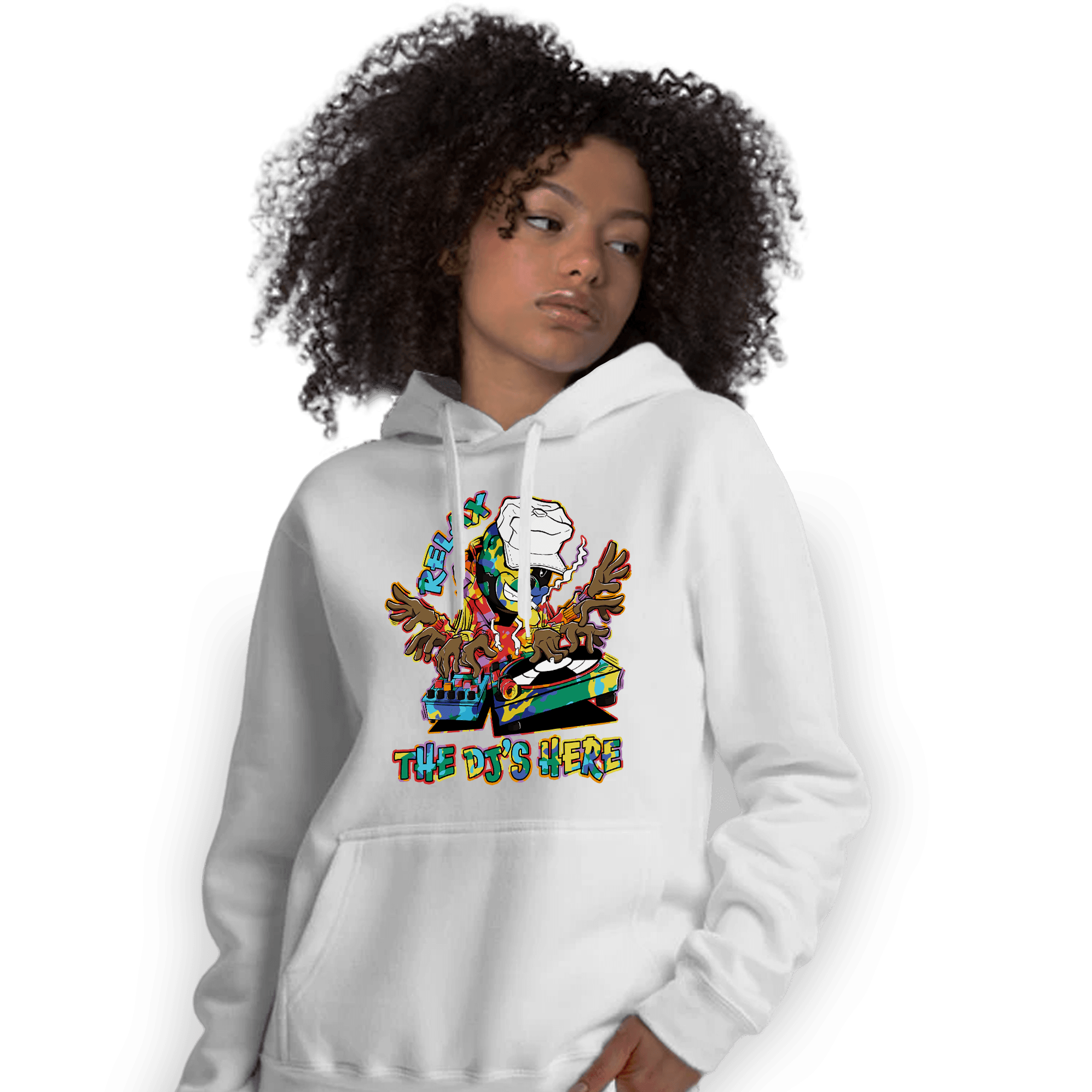 Mid GS Six Championships 1s Hoodie Match BER The DJ Here - NastyJamz