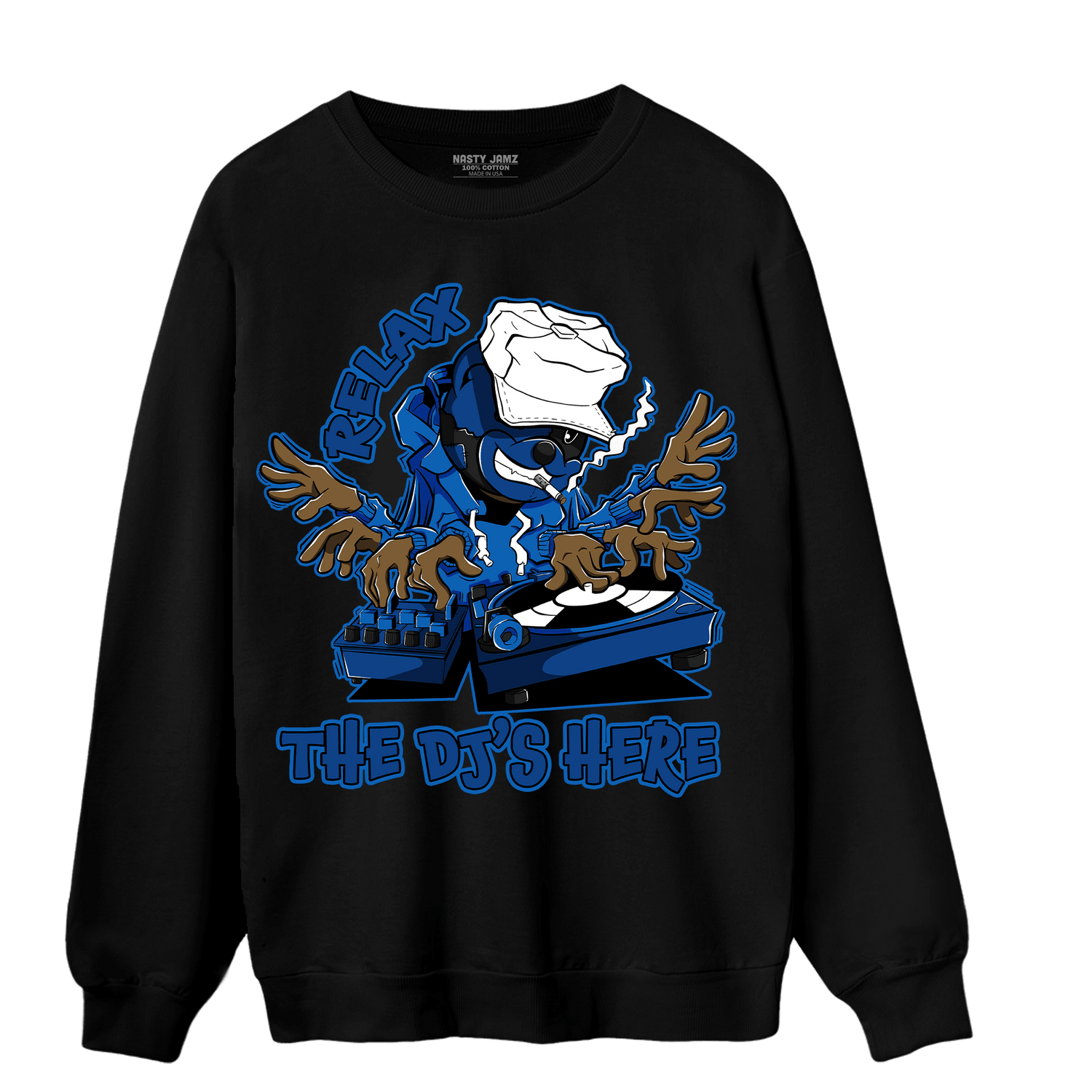 Royal Reimagined 1s Sweatshirt Match BER The DJ Here - NastyJamz