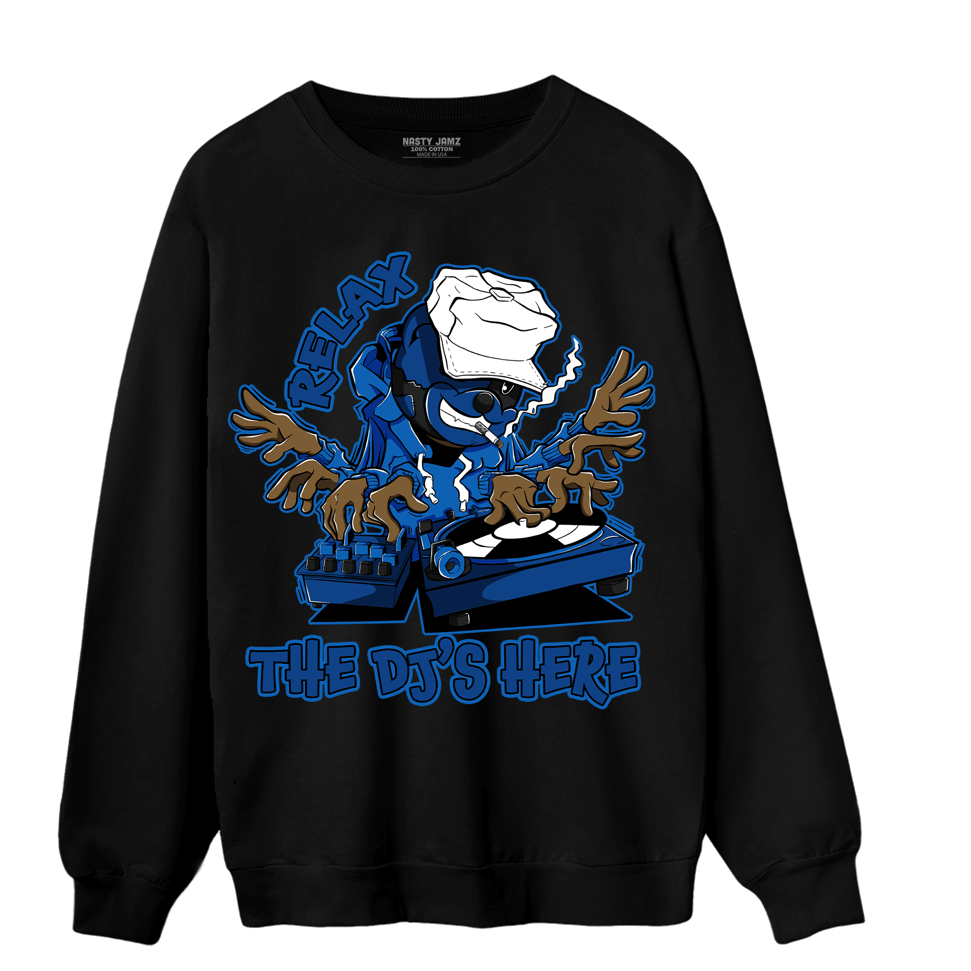 Royal Reimagined 1s Sweatshirt Match BER The DJ Here - NastyJamz