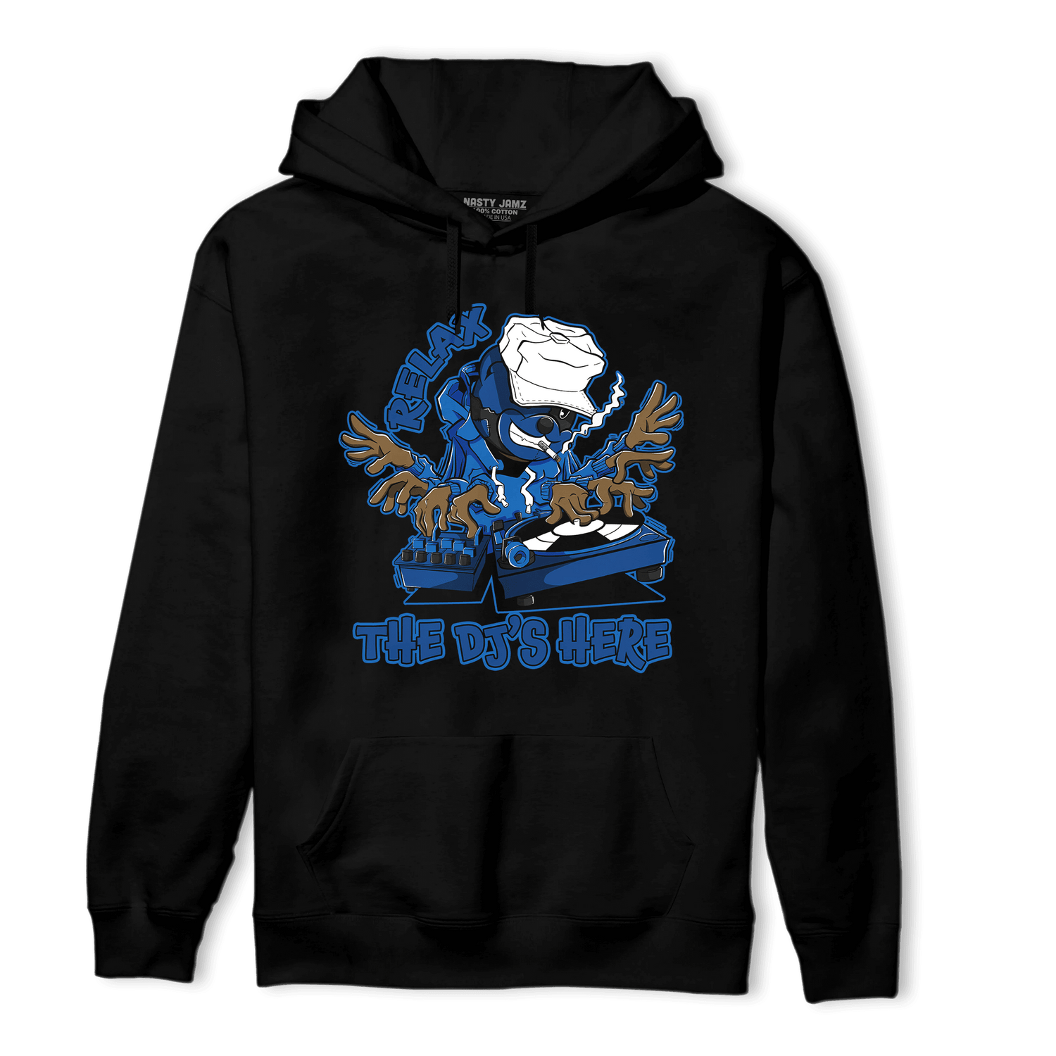 Royal Reimagined 1s Hoodie Match BER The DJ Here - NastyJamz