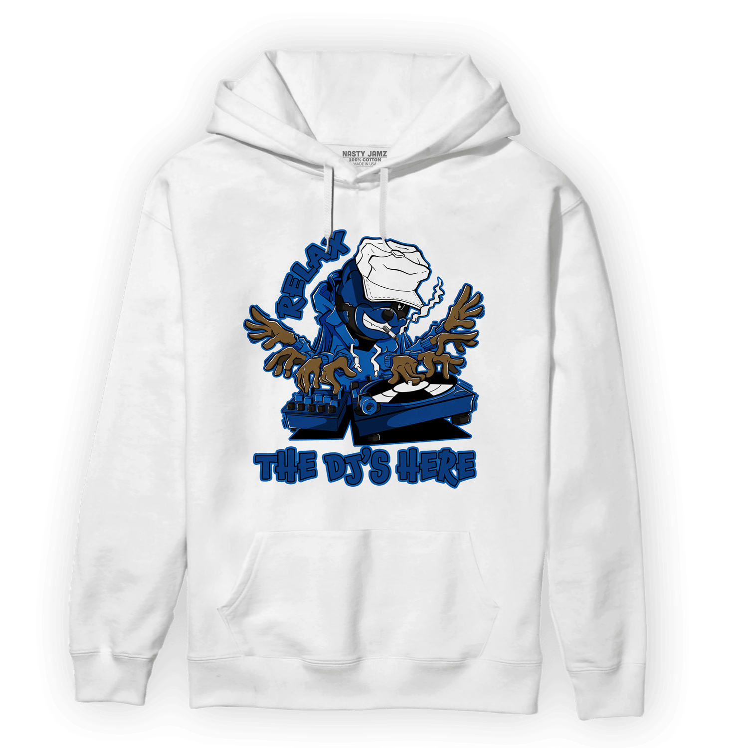 Royal Reimagined 1s Hoodie Match BER The DJ Here - NastyJamz