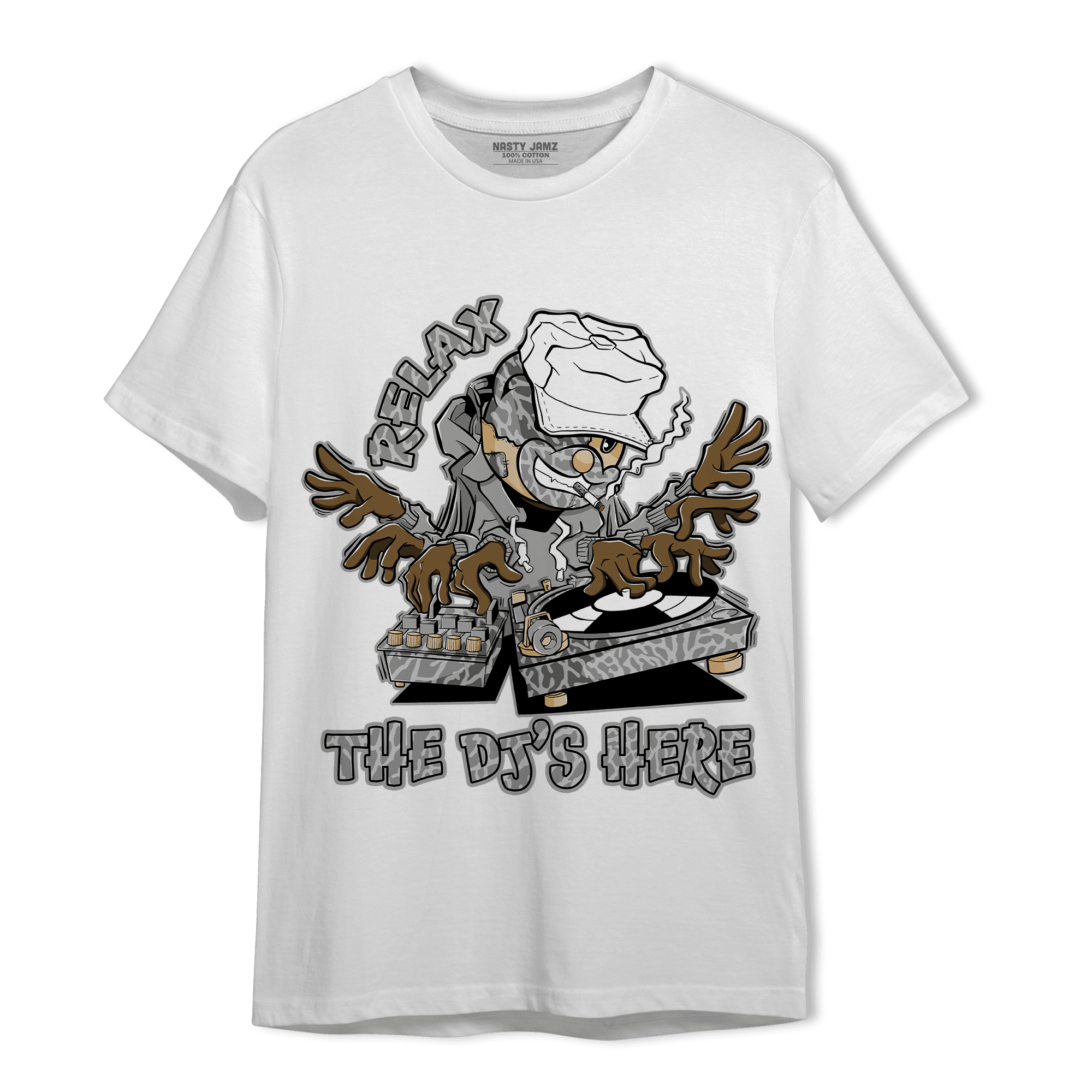 Craft Ivory 3s T Shirt Match BER The DJ Here - NastyJamz