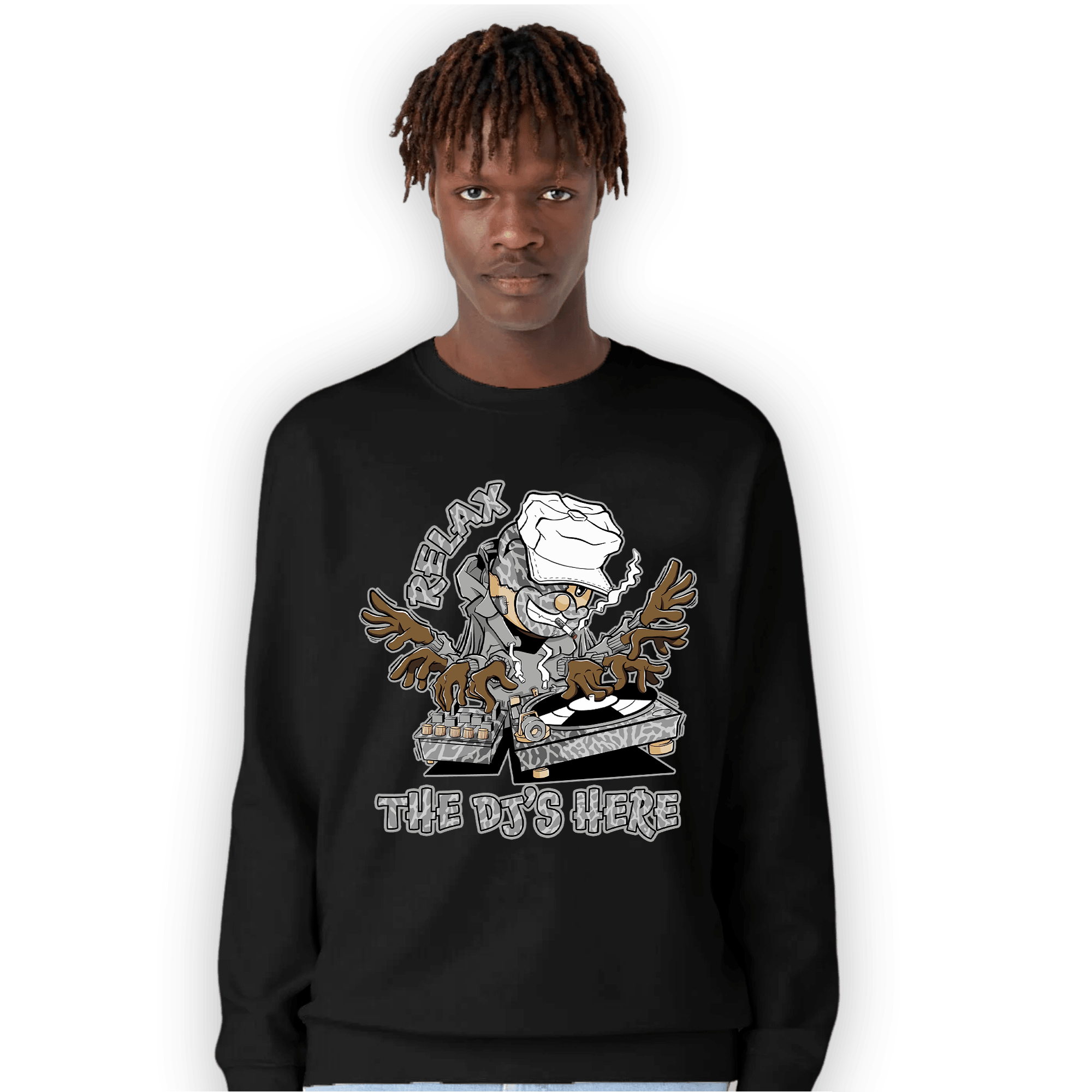 Craft Ivory 3s Sweatshirt Match BER The DJ Here - NastyJamz