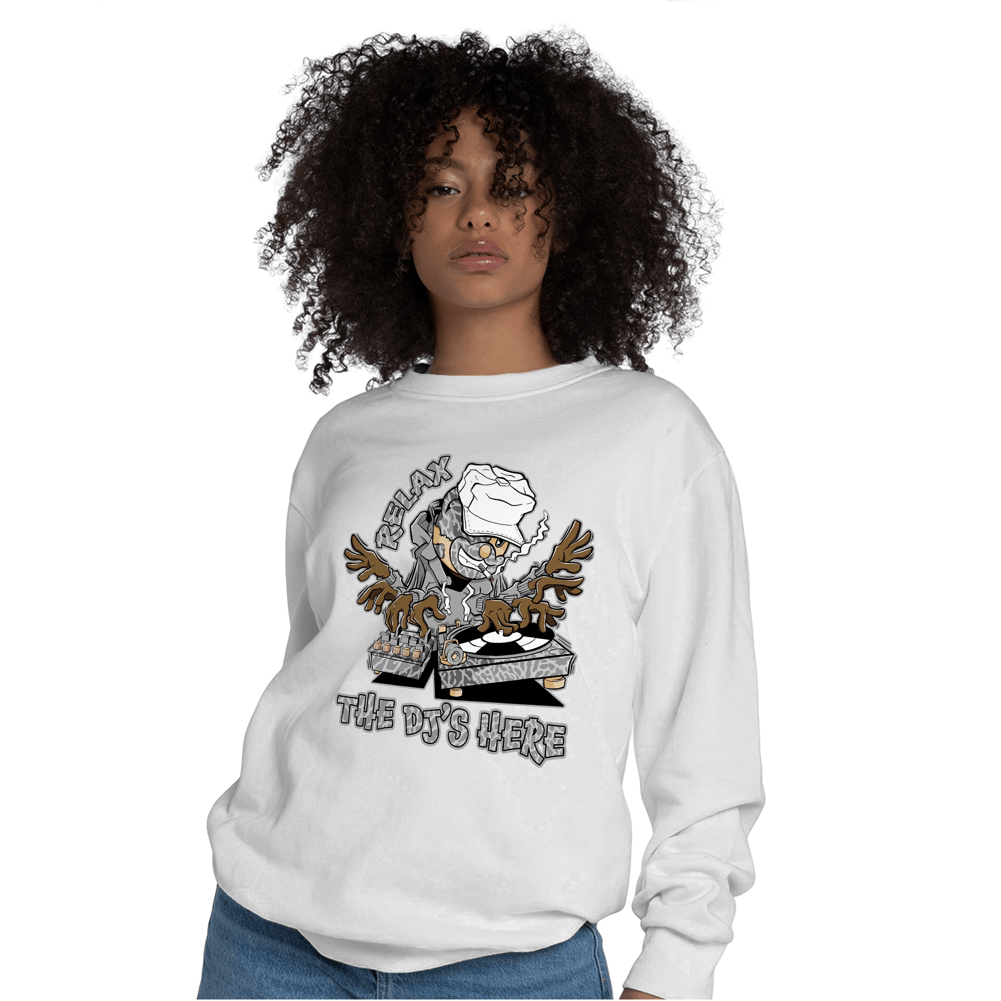 Craft Ivory 3s Sweatshirt Match BER The DJ Here - NastyJamz