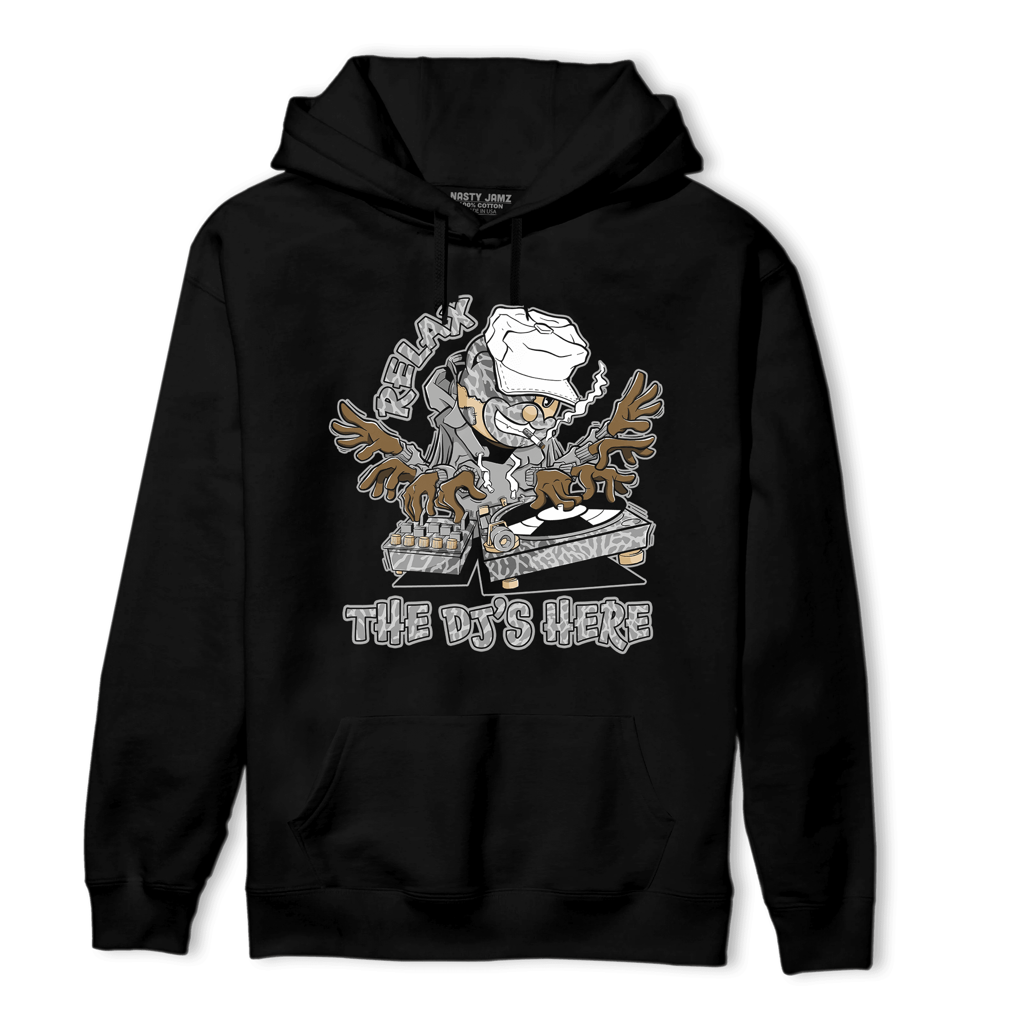 Craft Ivory 3s Hoodie Match BER The DJ Here - NastyJamz