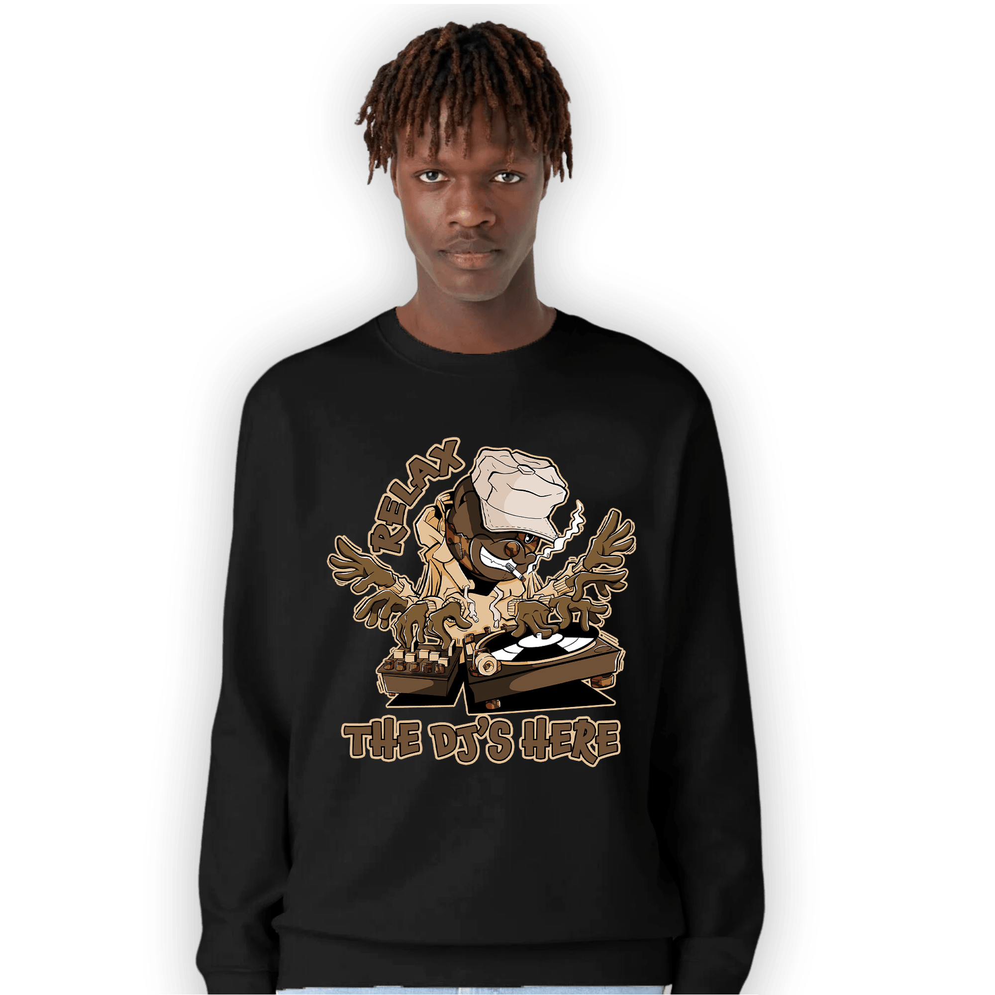 Palomino 3s Sweatshirt Match BER The DJ Here - NastyJamz
