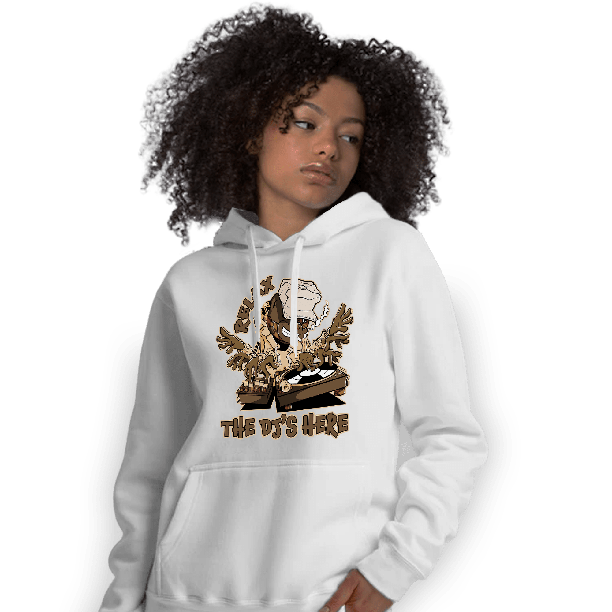 Palomino 3s Hoodie Match BER The DJ Here - NastyJamz