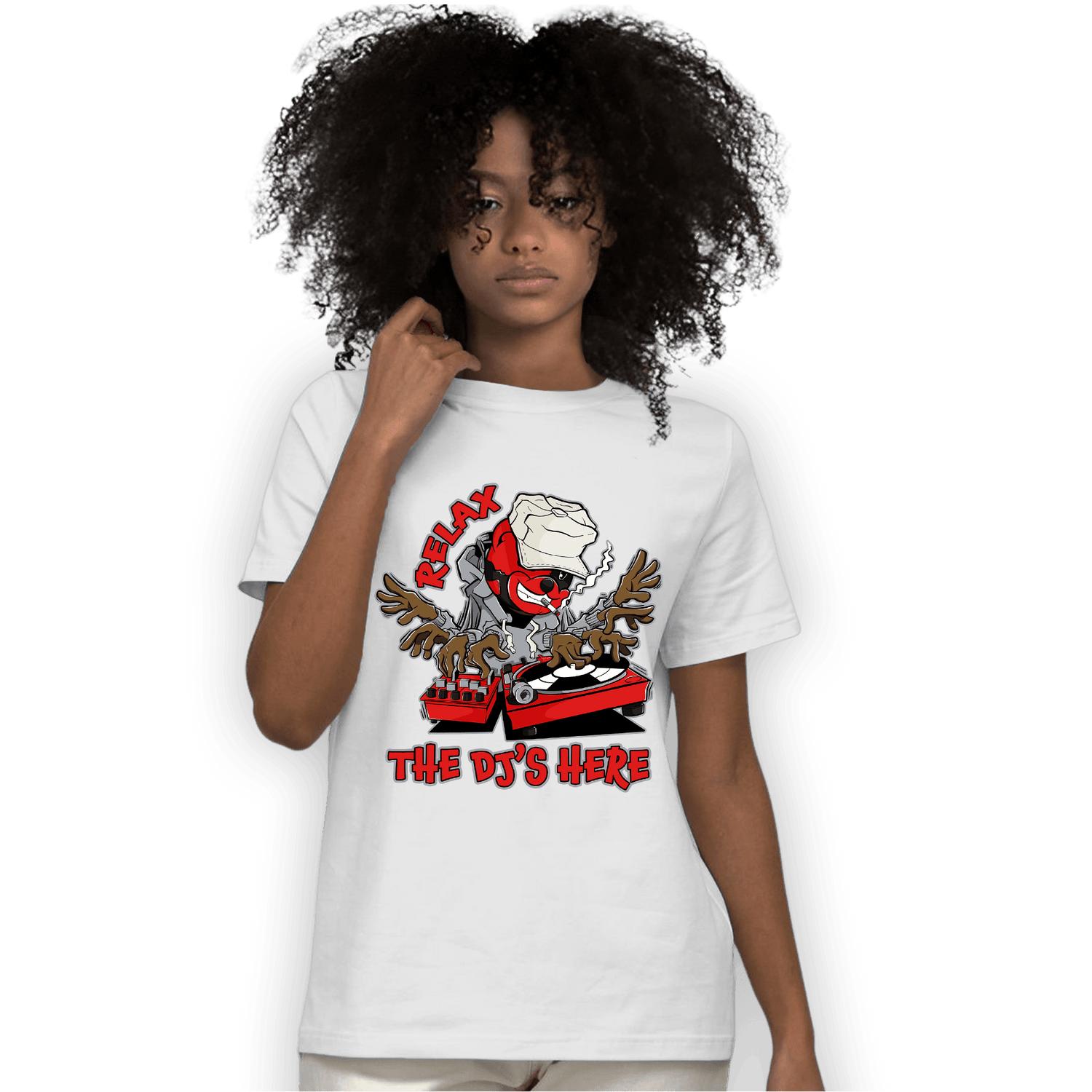 Bred Reimagined 4s T Shirt Match BER The DJ Here - NastyJamz