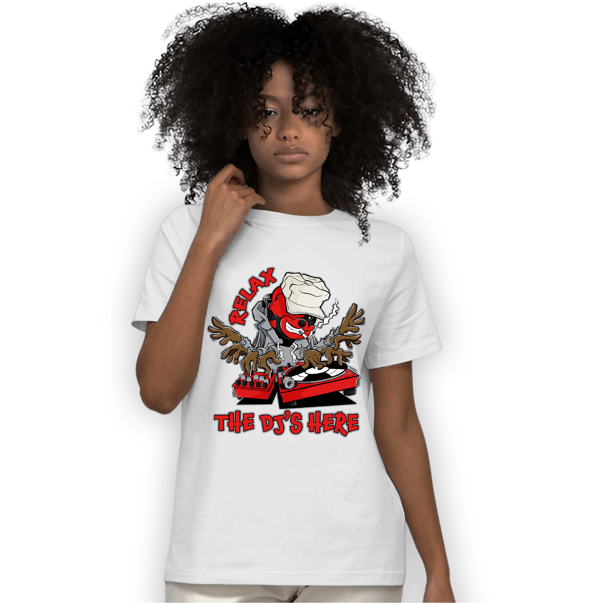 Bred Reimagined 4s T Shirt Match BER The DJ Here - NastyJamz