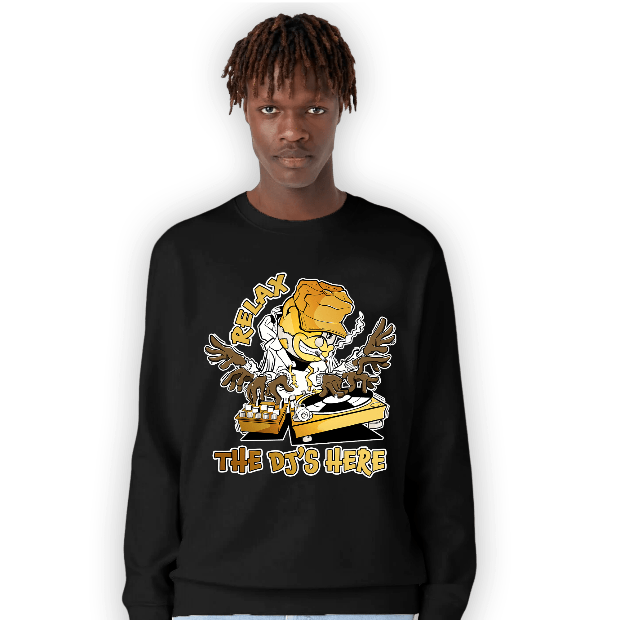 Sail 4s Sweatshirt Match BER The DJ Here - NastyJamz