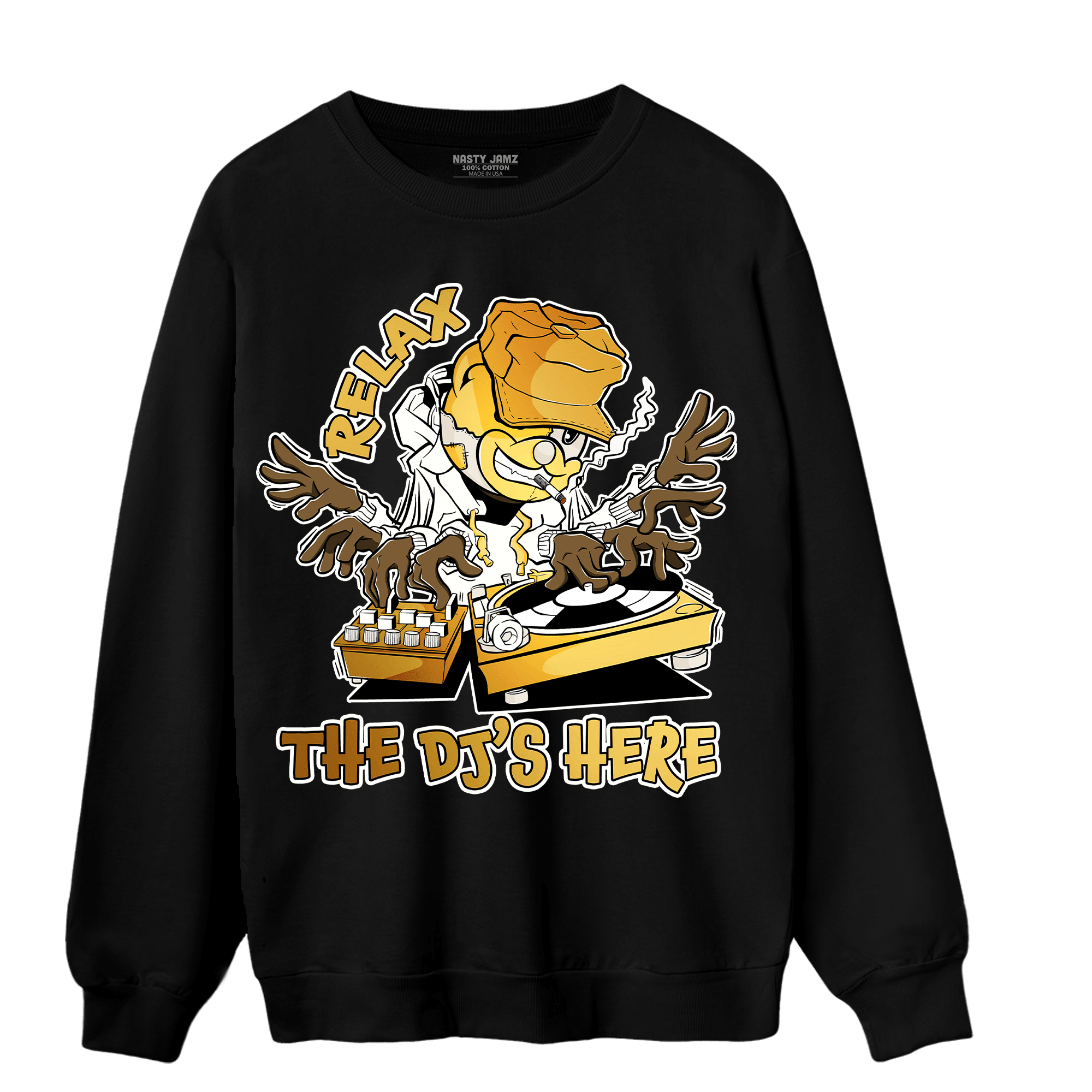 Sail 4s Sweatshirt Match BER The DJ Here - NastyJamz