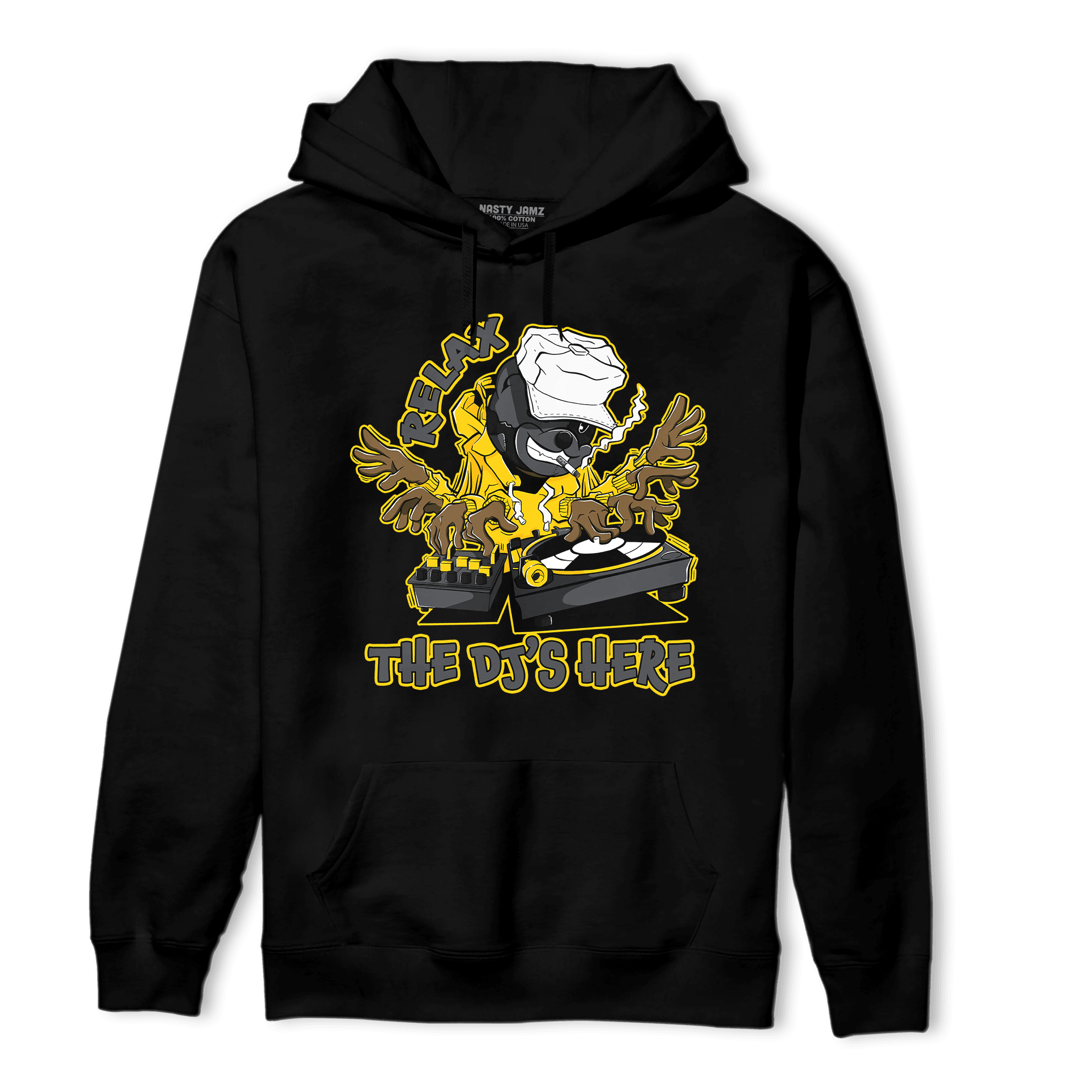 Thunder 4s Hoodie Match BER The DJ Here - NastyJamz