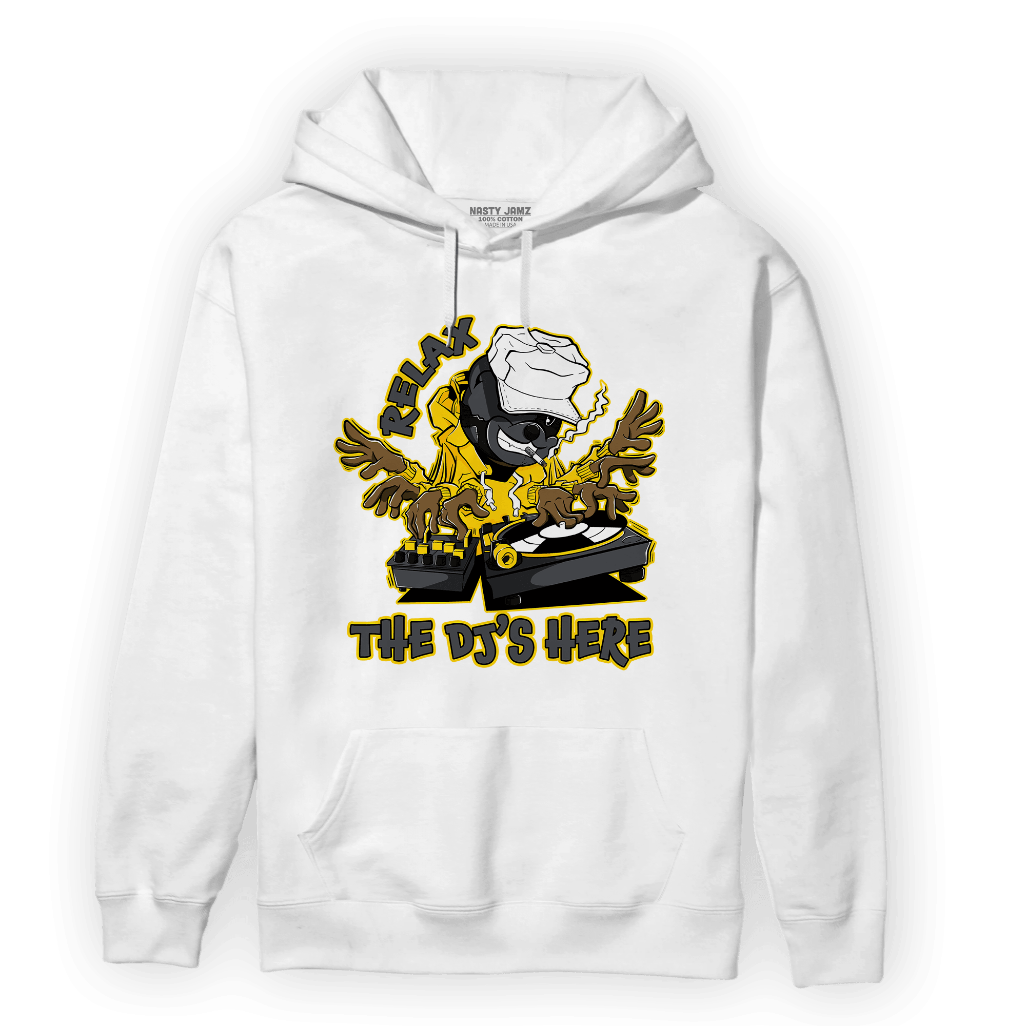 Thunder 4s Hoodie Match BER The DJ Here - NastyJamz