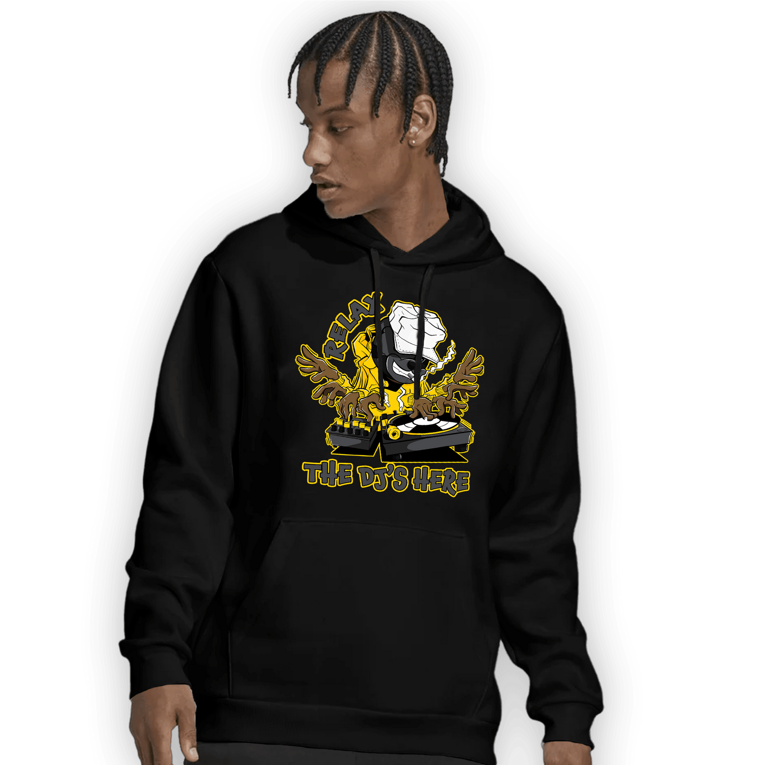 Thunder 4s Hoodie Match BER The DJ Here - NastyJamz