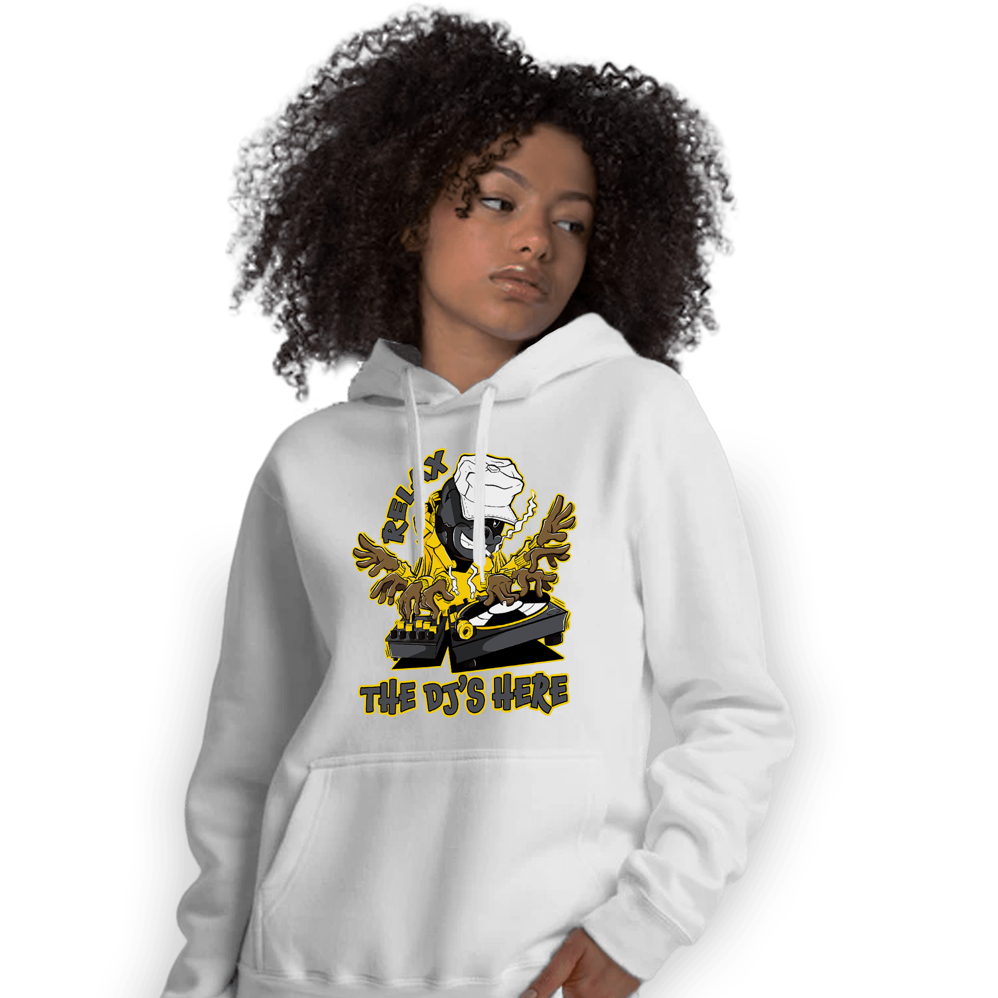 Thunder 4s Hoodie Match BER The DJ Here - NastyJamz