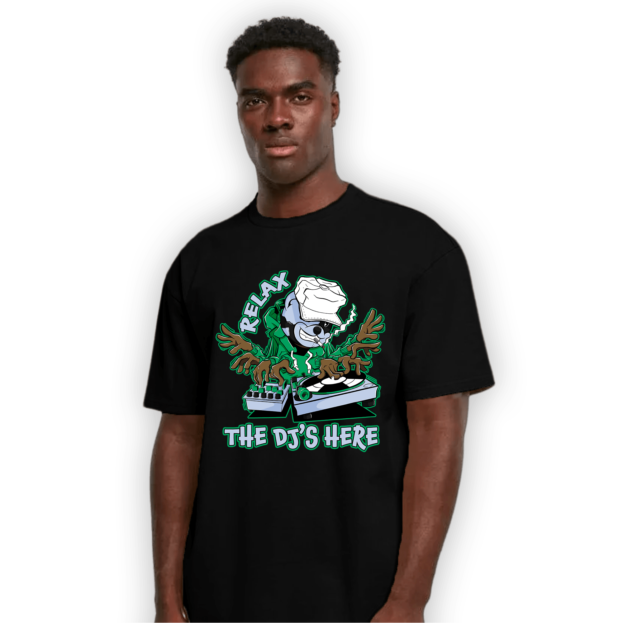 Lucky Green 5s T Shirt Match BER The DJ Here - NastyJamz