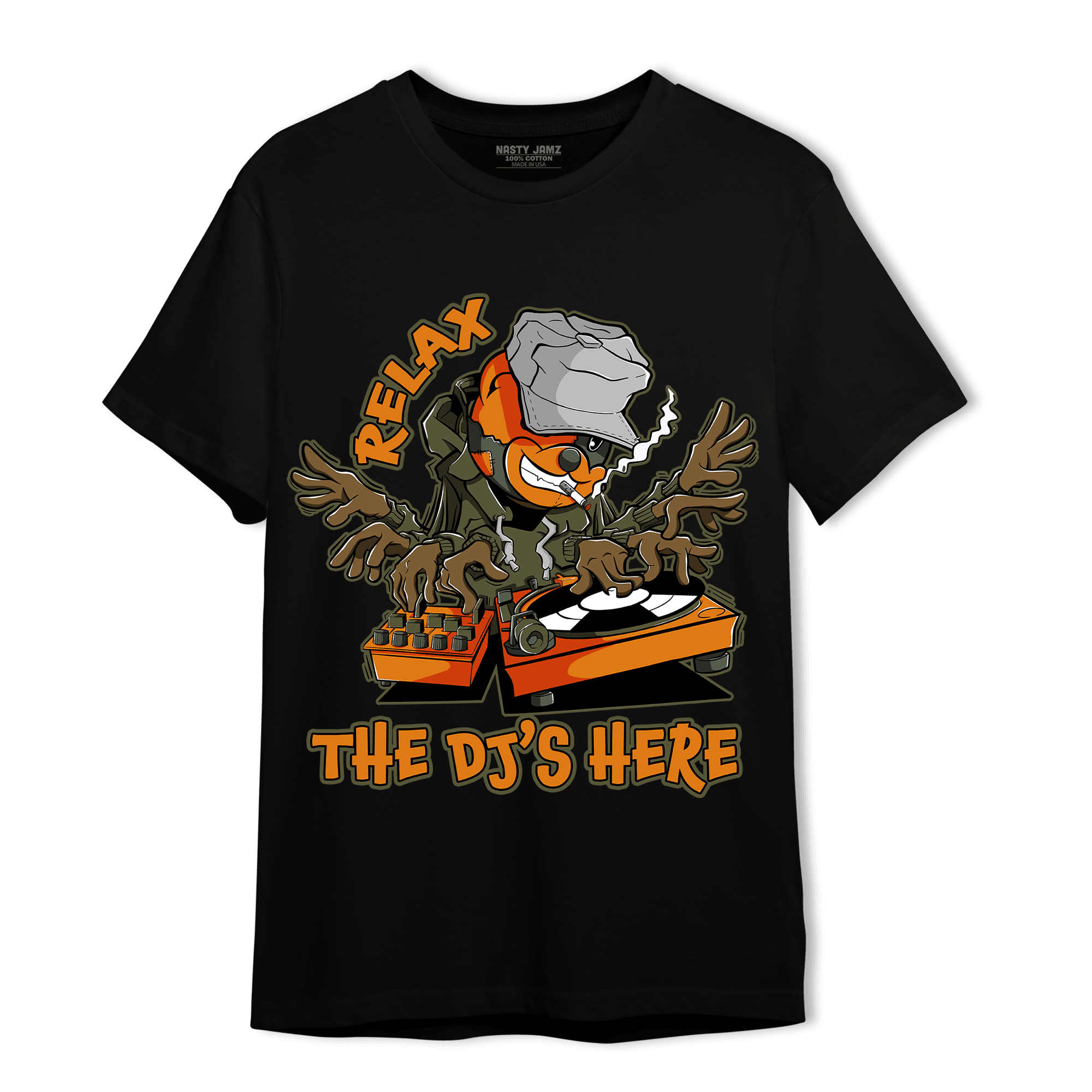 Olive 5s T Shirt Match BER The DJ Here - NastyJamz