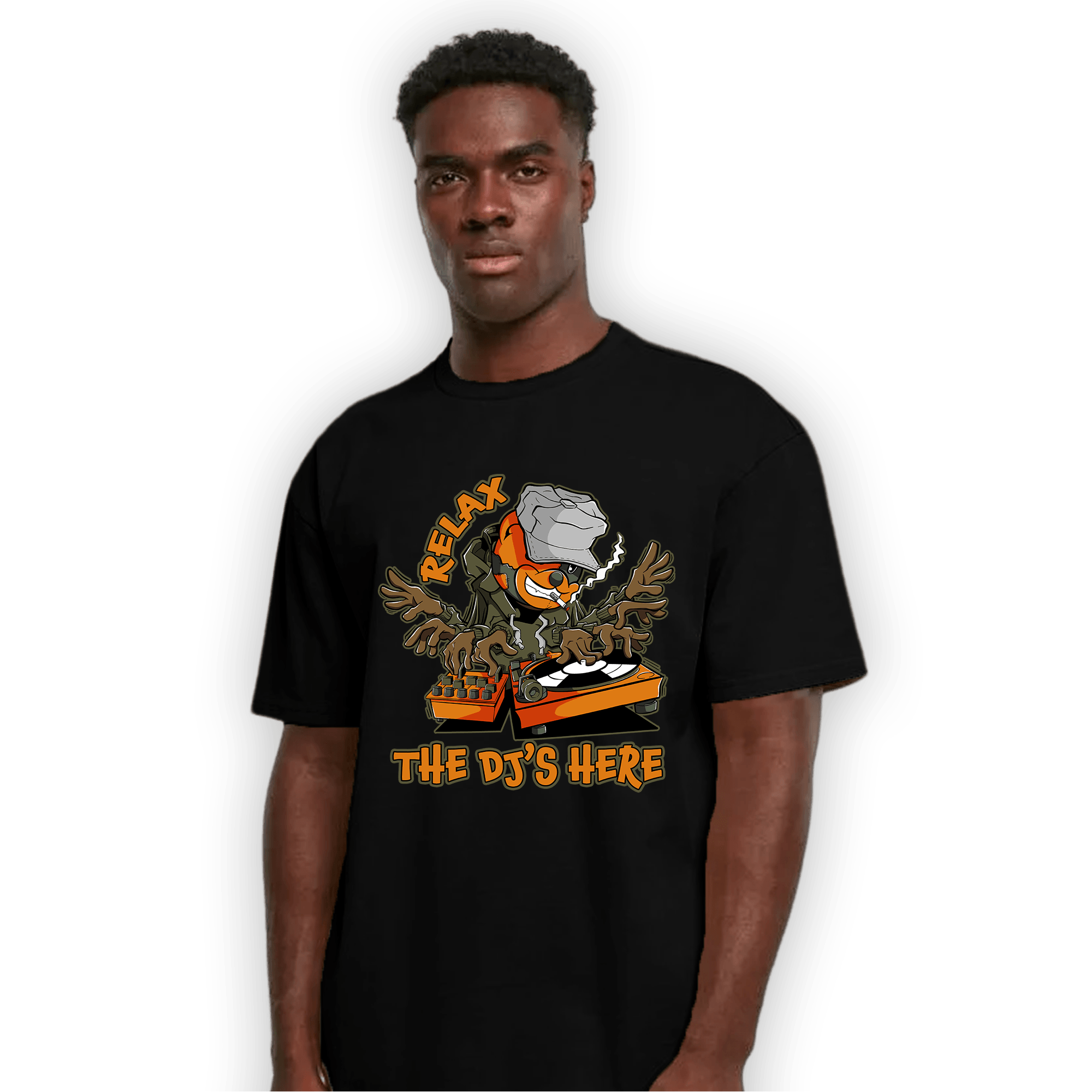Olive 5s T Shirt Match BER The DJ Here - NastyJamz