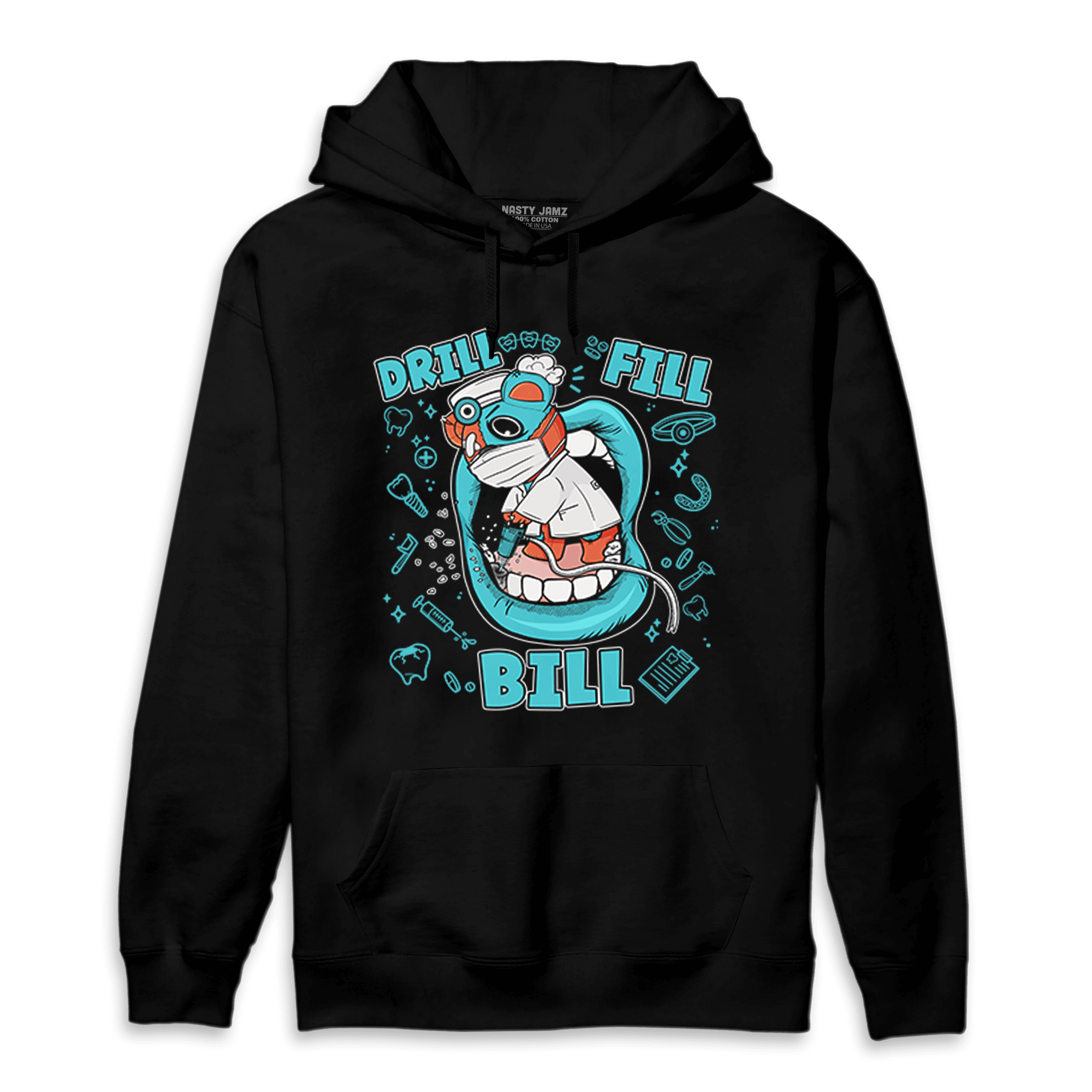 Dunk Low Dolphins Hoodie Match BER The Dentist - NastyJamz