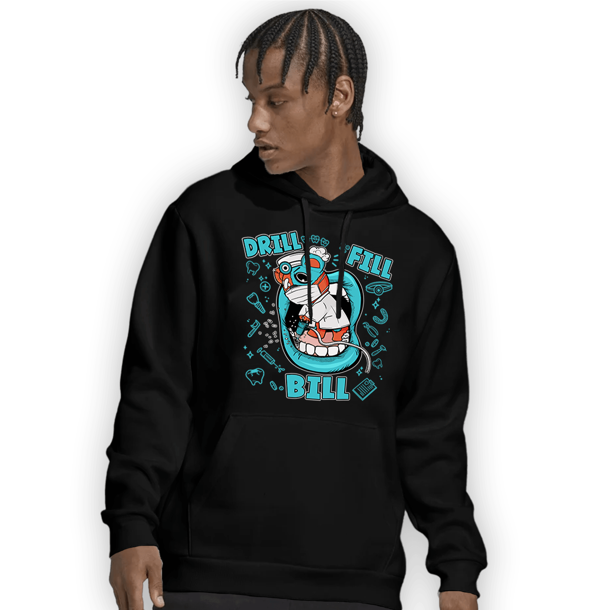 Dunk Low Dolphins Hoodie Match BER The Dentist - NastyJamz