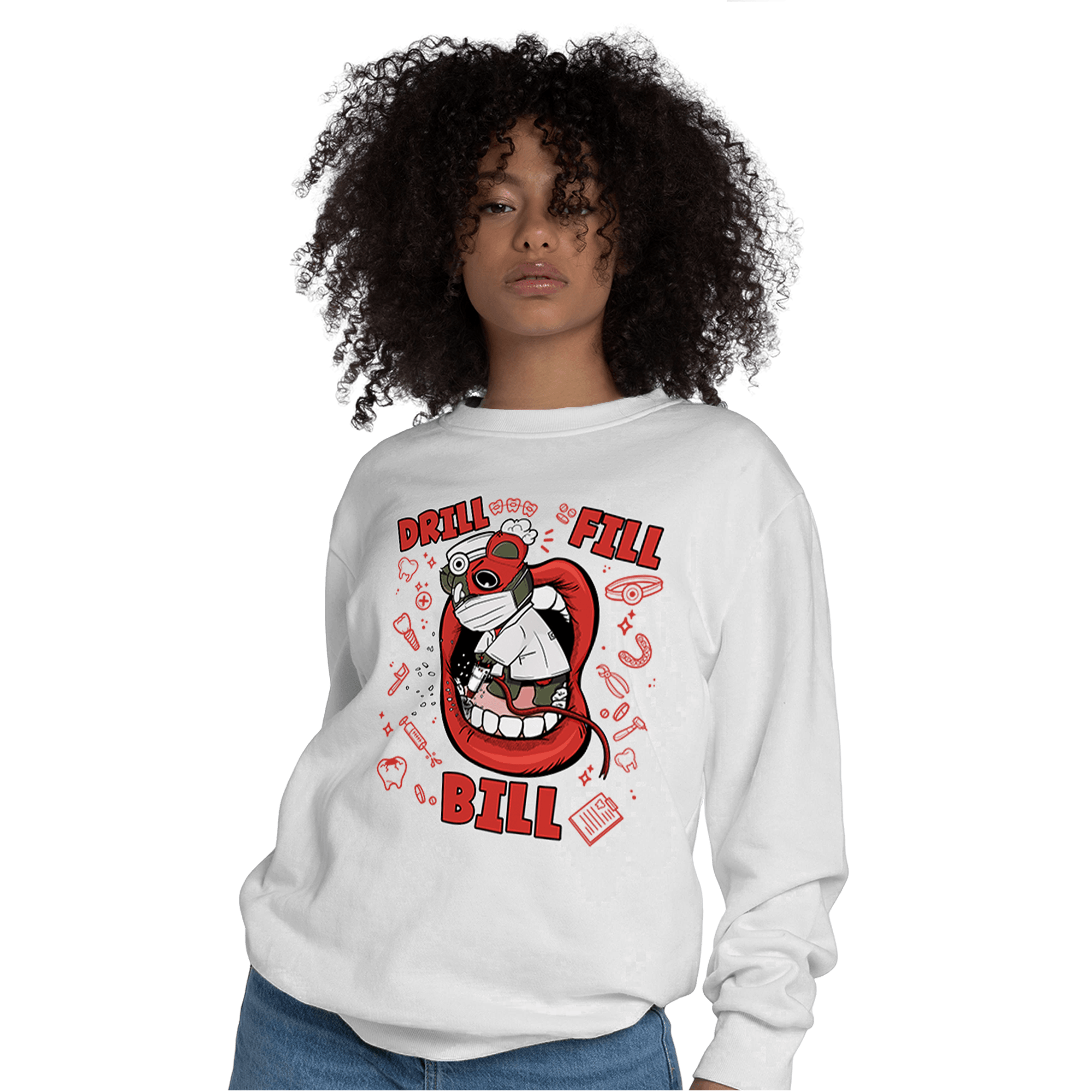 Dunk Low Mystic Red Sweatshirt Match BER The Dentist - NastyJamz