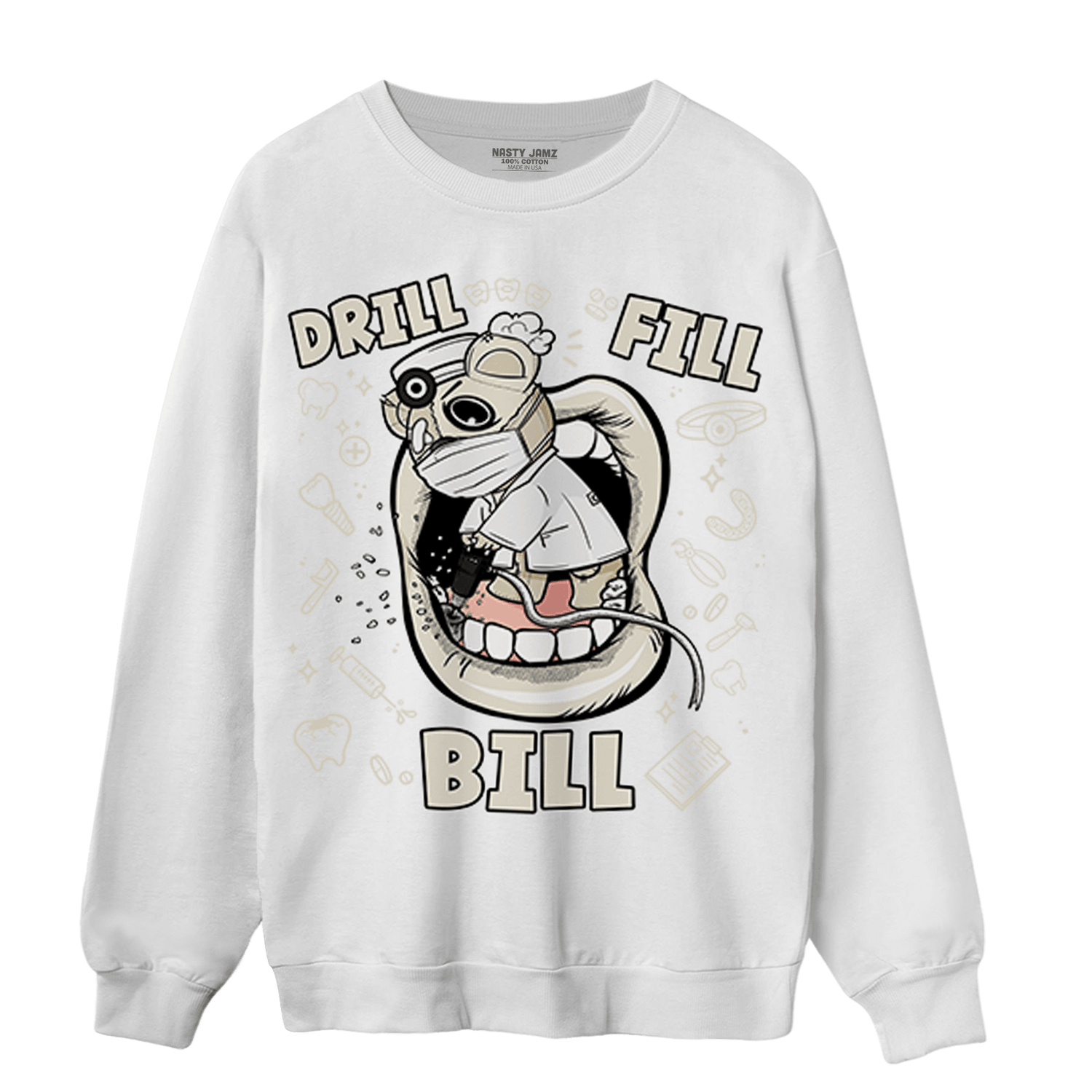 Gratitude 11s Sweatshirt Match BER The Dentist - NastyJamz