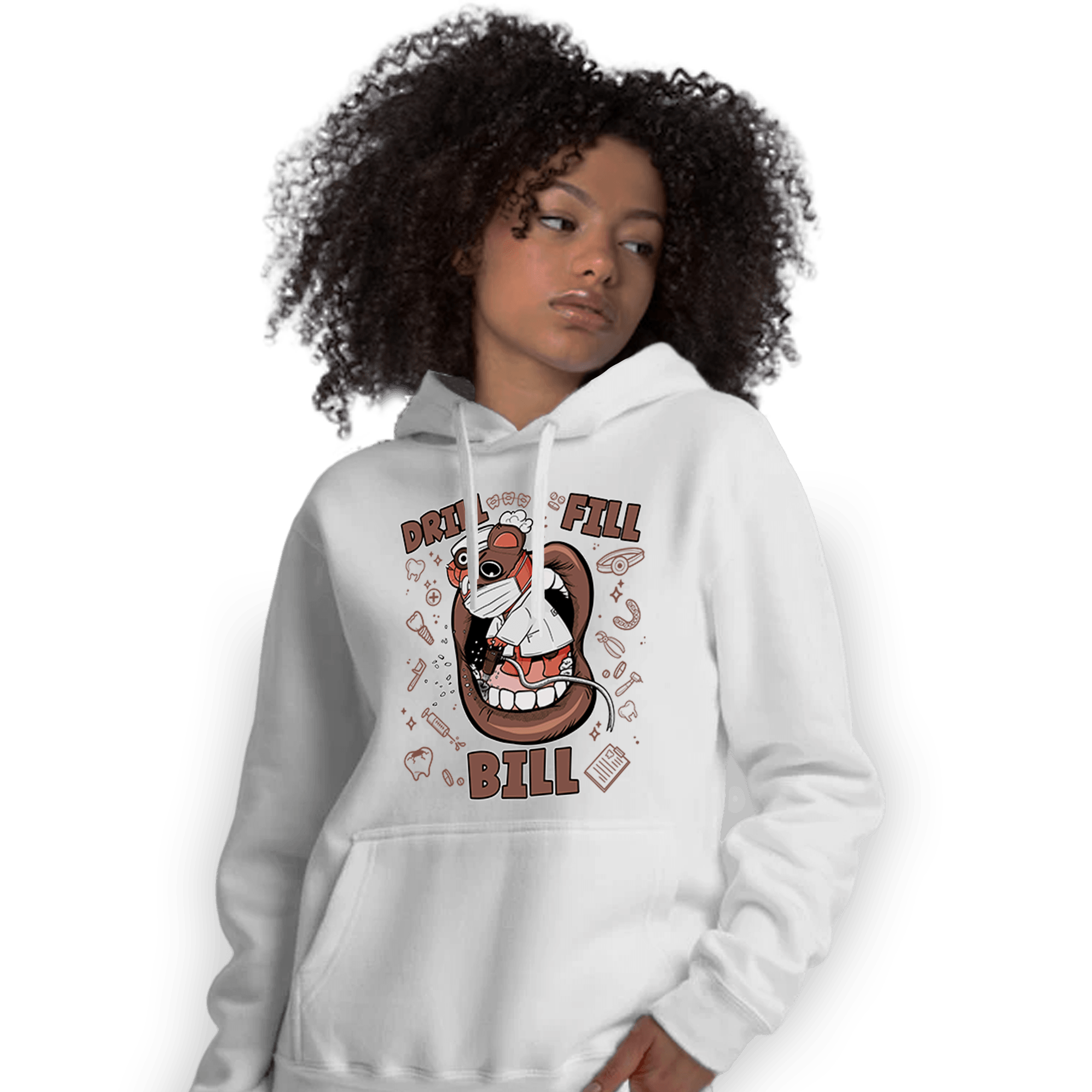 High OG Dusted Clay 1s Hoodie Match BER The Dentist - NastyJamz