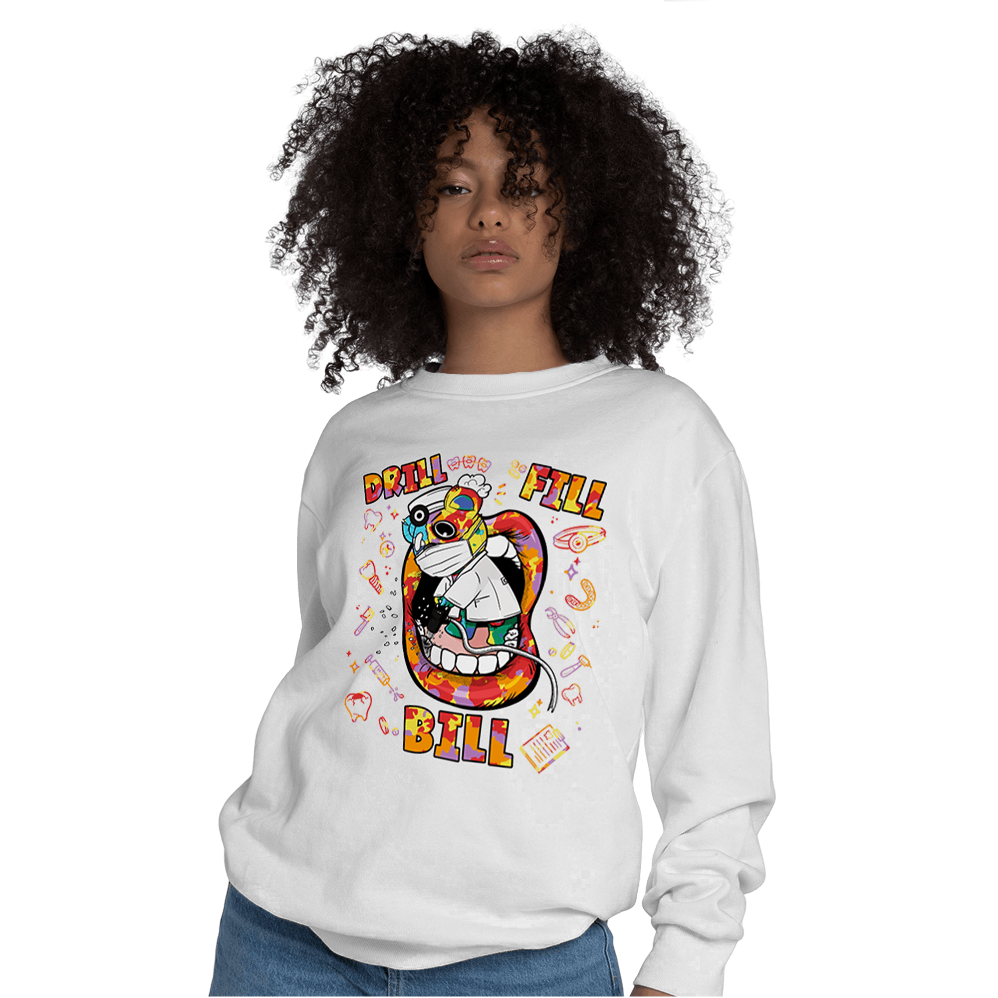 Mid GS Six Championships 1s Sweatshirt Match BER The Dentist - NastyJamz
