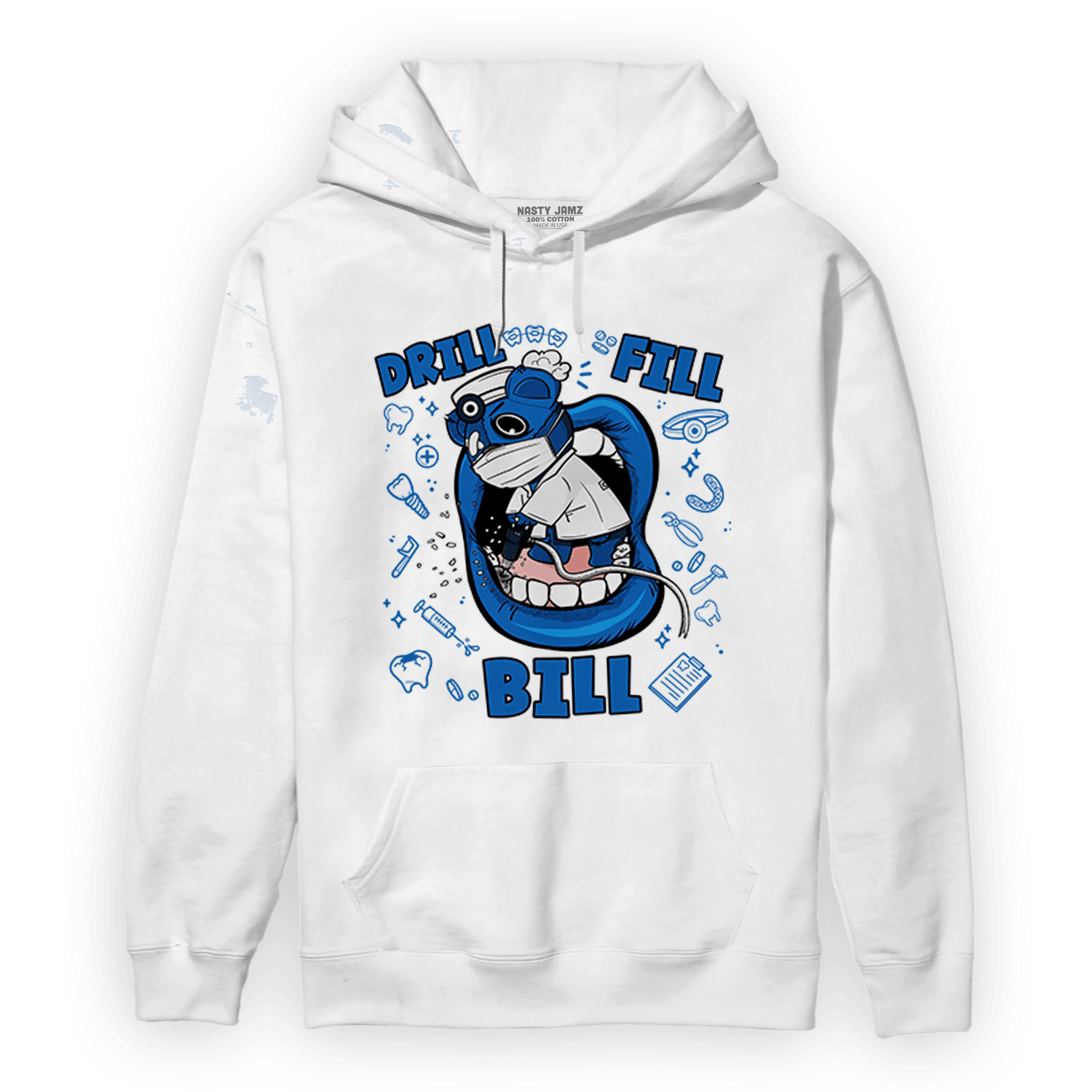 Royal Reimagined 1s Hoodie Match BER The Dentist - NastyJamz