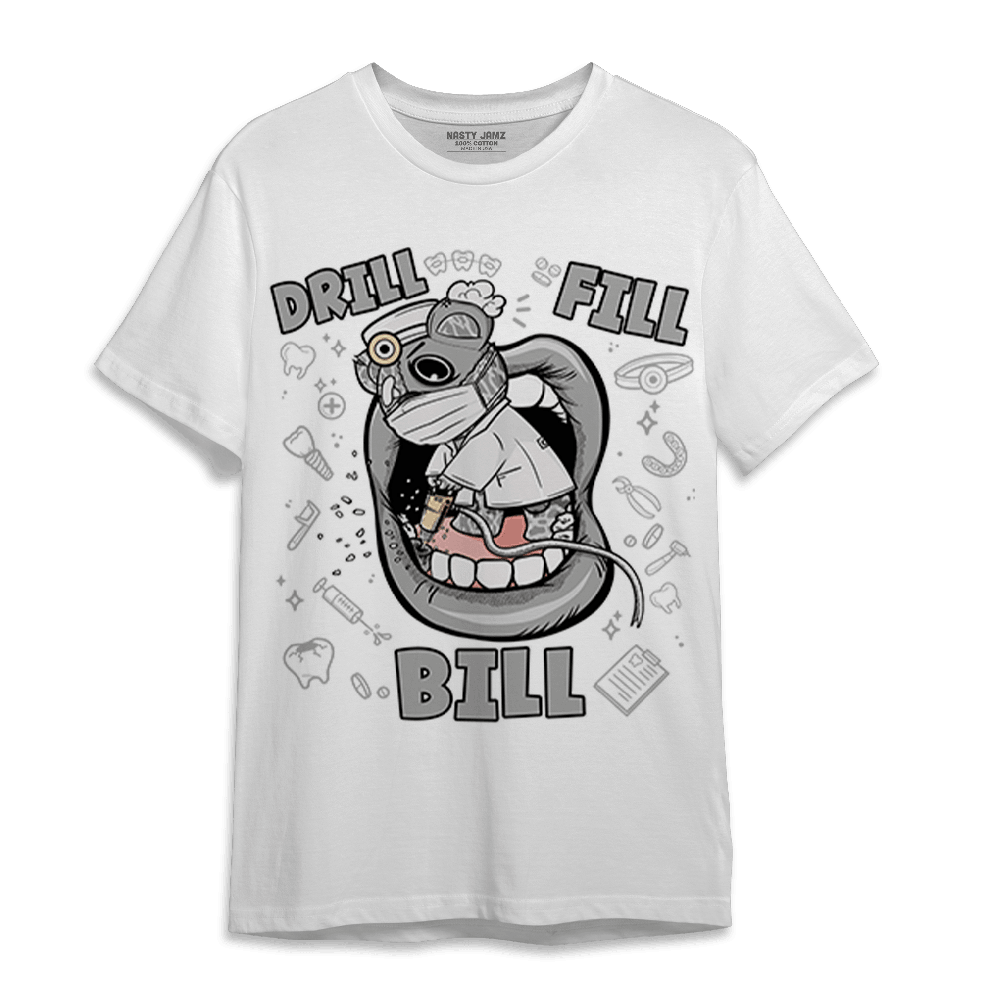 Craft Ivory 3s T Shirt Match BER The Dentist - NastyJamz