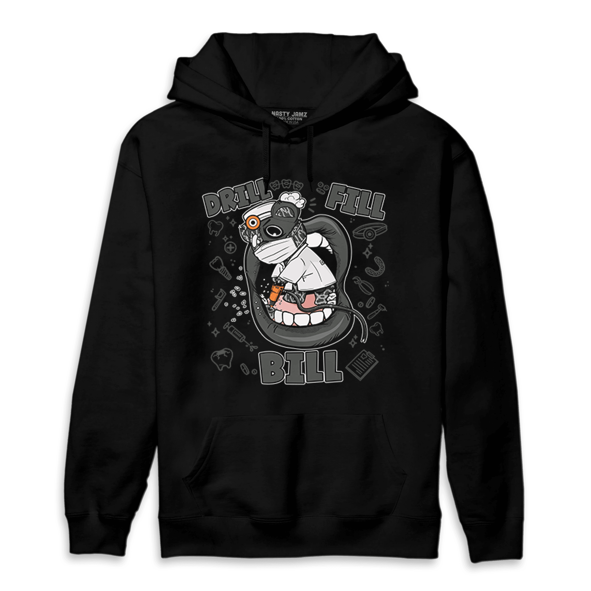 Fear Pack 3s Hoodie Match BER The Dentist - NastyJamz
