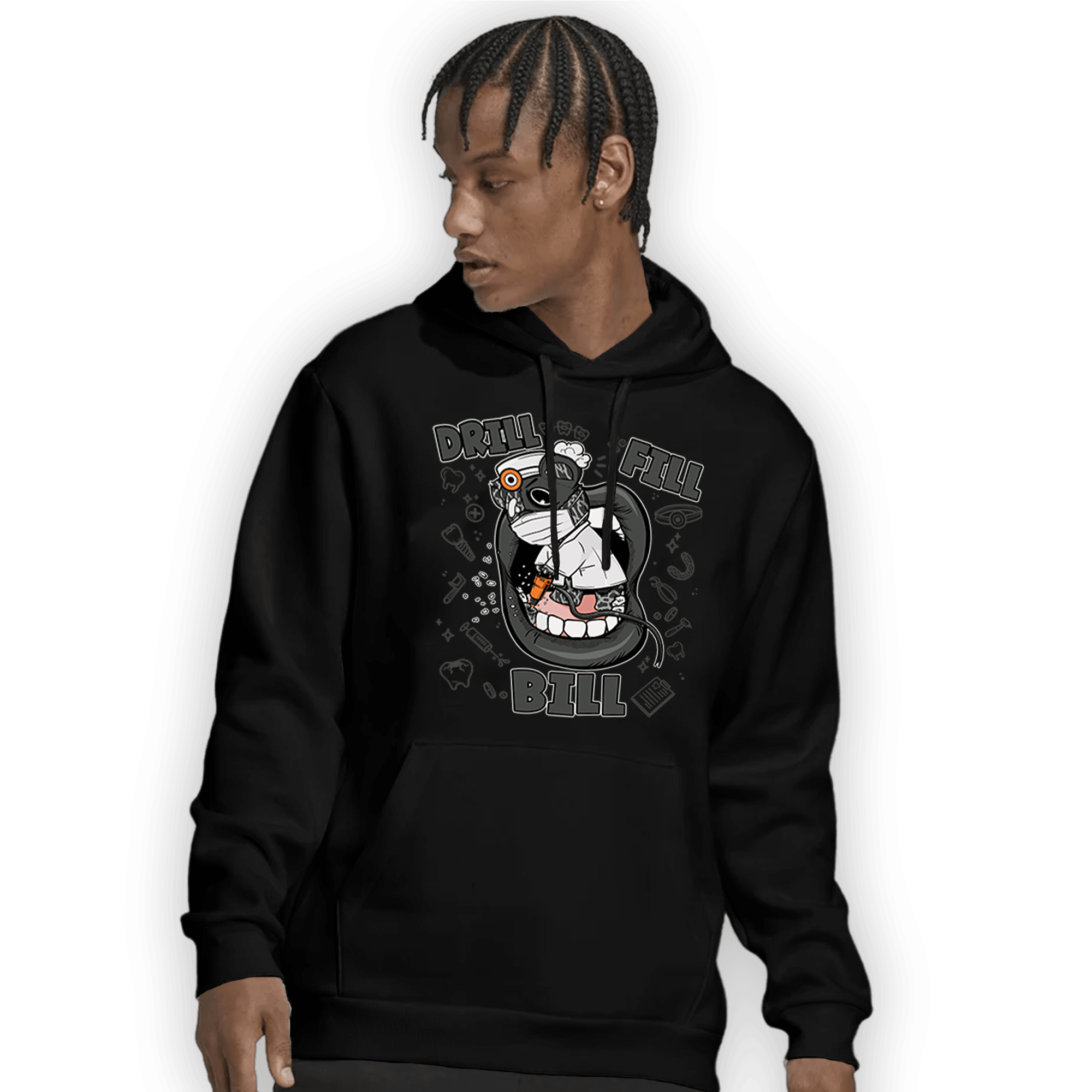 Fear Pack 3s Hoodie Match BER The Dentist - NastyJamz