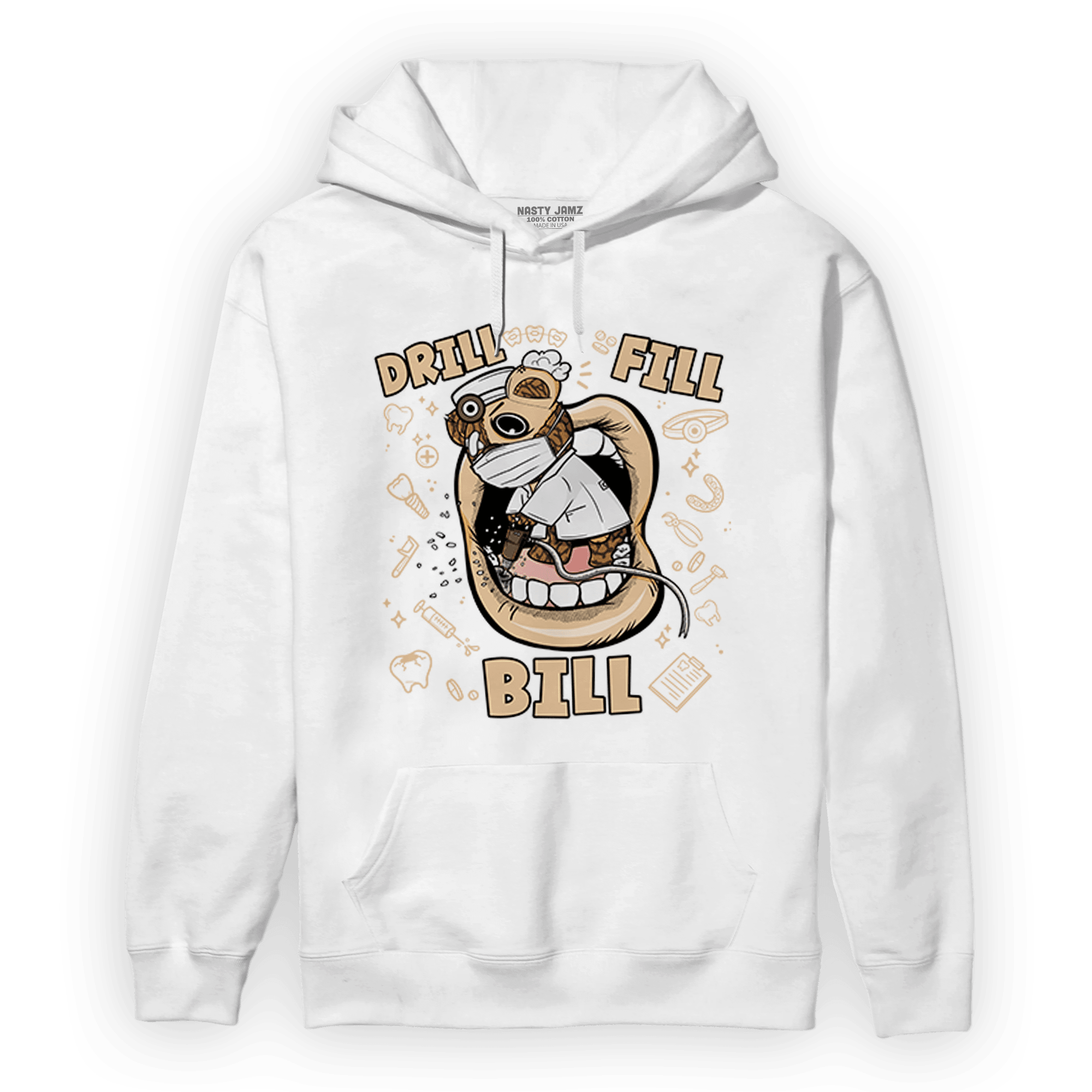 Palomino 3s Hoodie Match BER The Dentist - NastyJamz