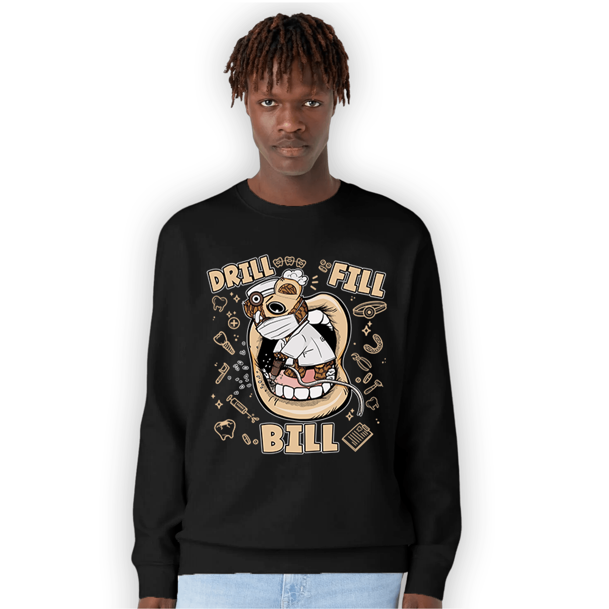 Palomino 3s Sweatshirt Match BER The Dentist - NastyJamz