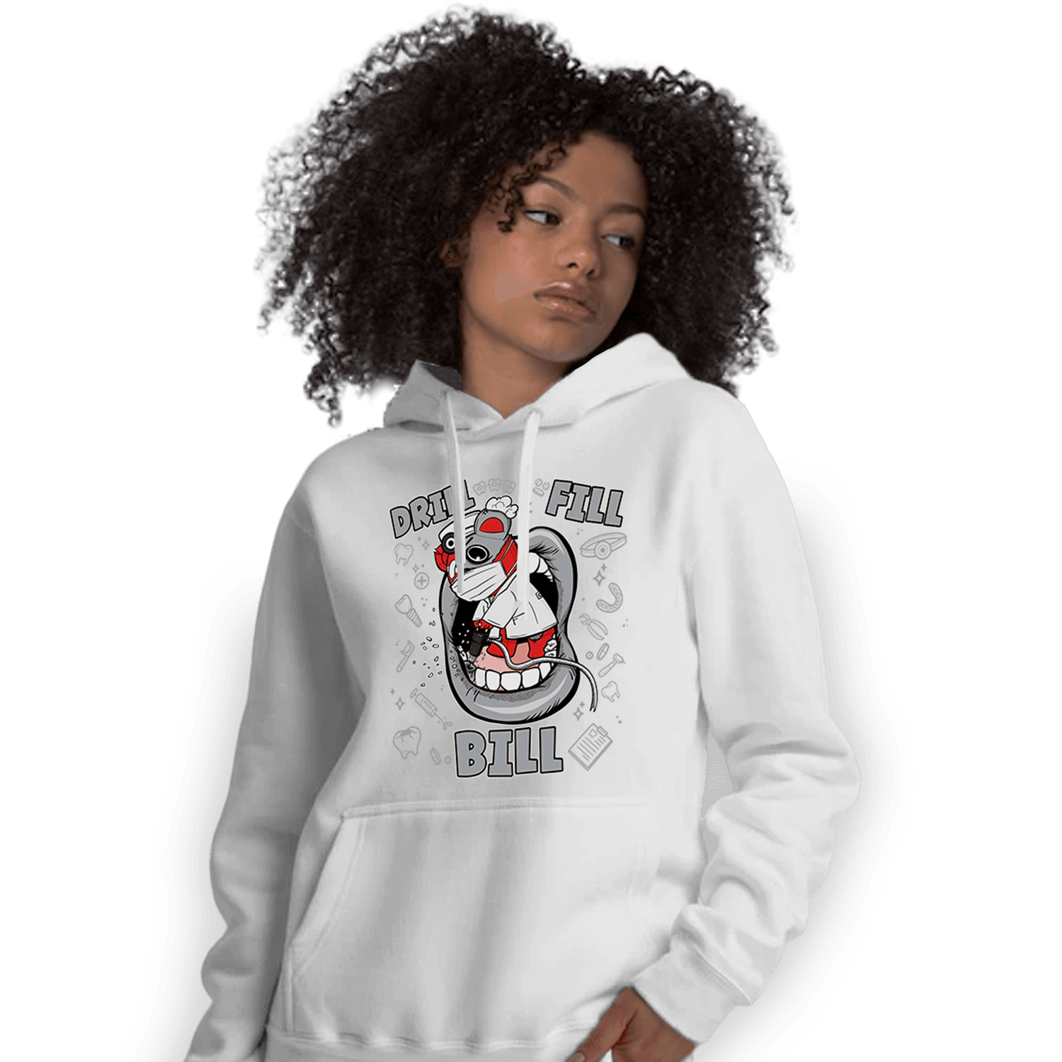 Bred Reimagined 4s Hoodie Match BER The Dentist - NastyJamz