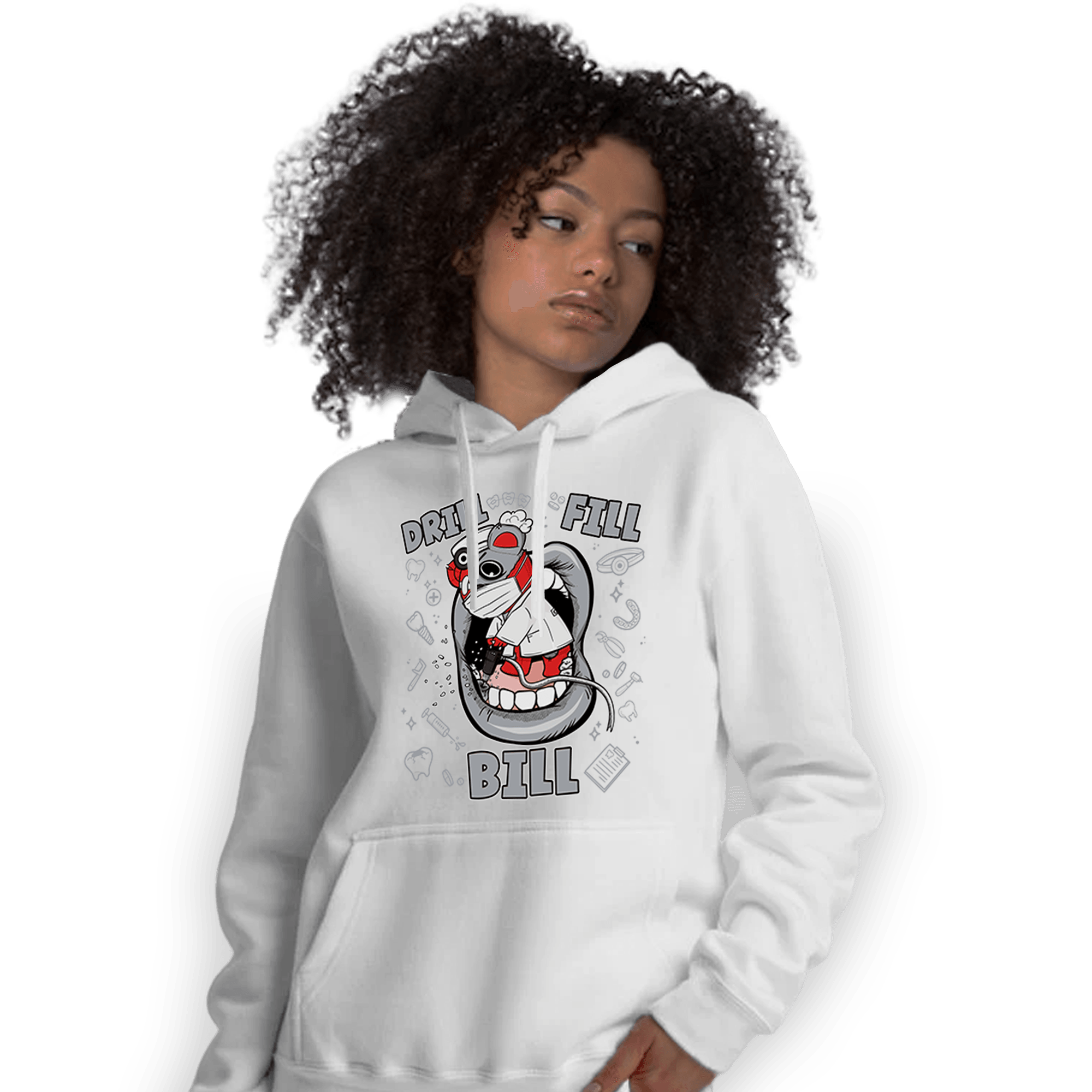 Bred Reimagined 4s Hoodie Match BER The Dentist - NastyJamz