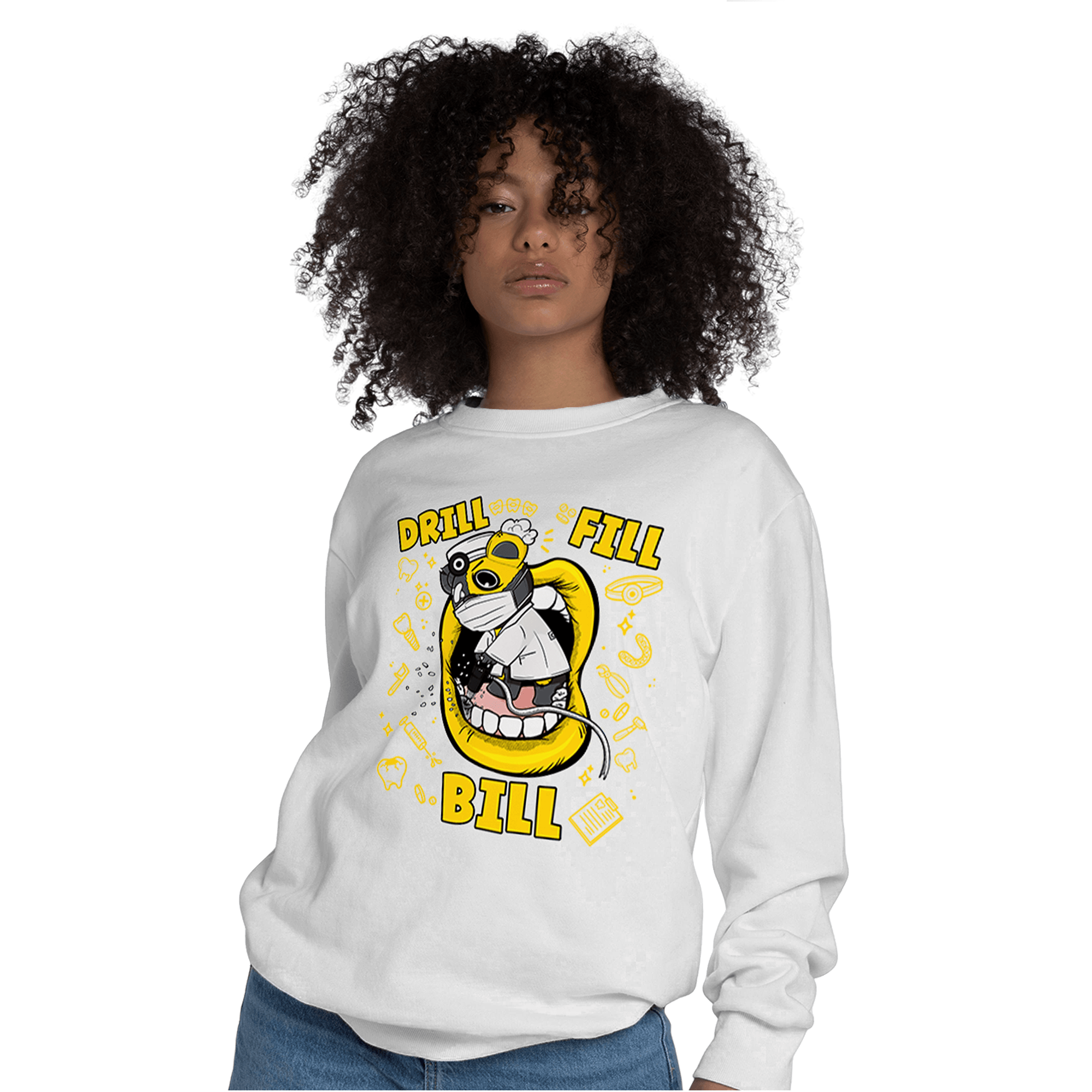 Thunder 4s Sweatshirt Match BER The Dentist - NastyJamz