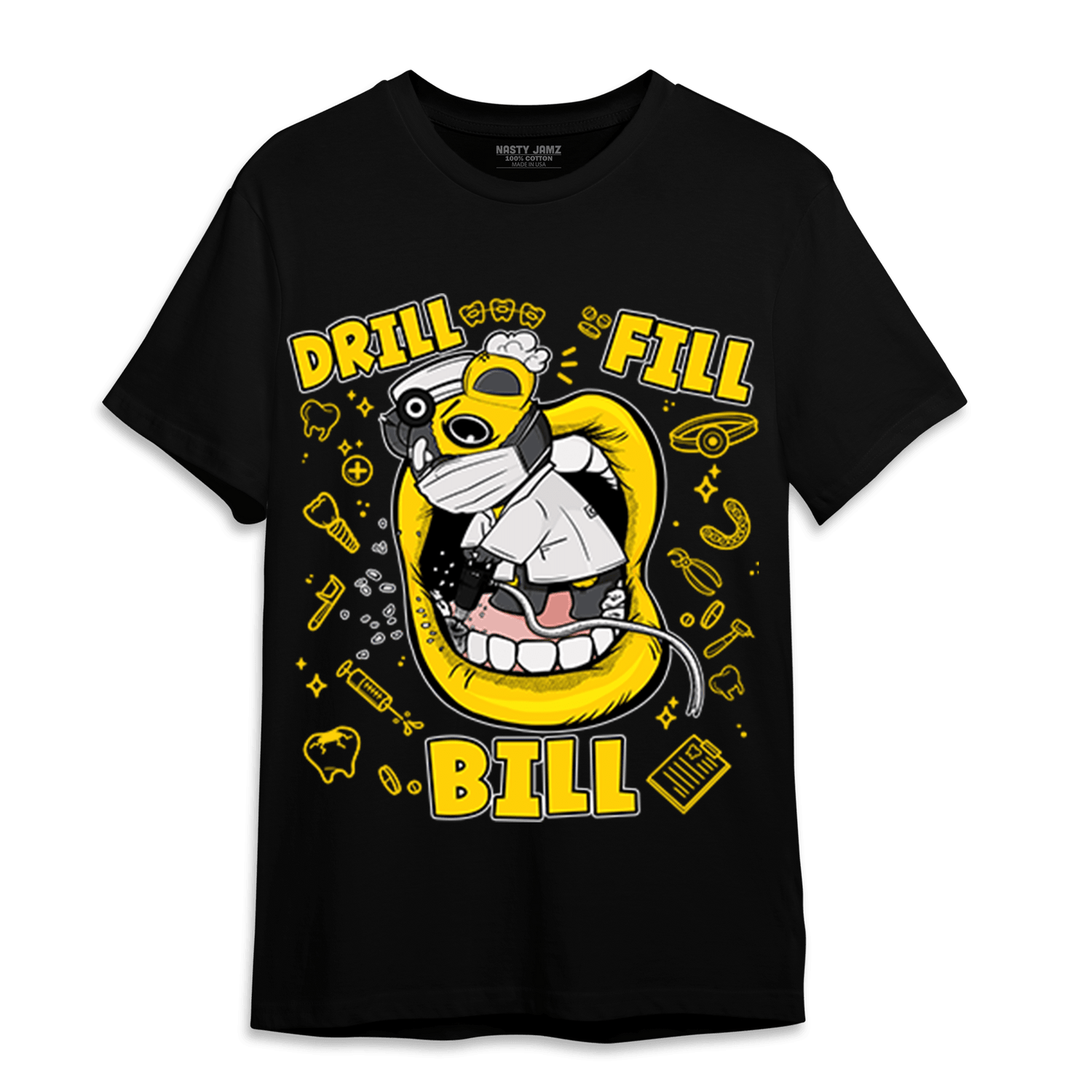 Thunder 4s T Shirt Match BER The Dentist - NastyJamz