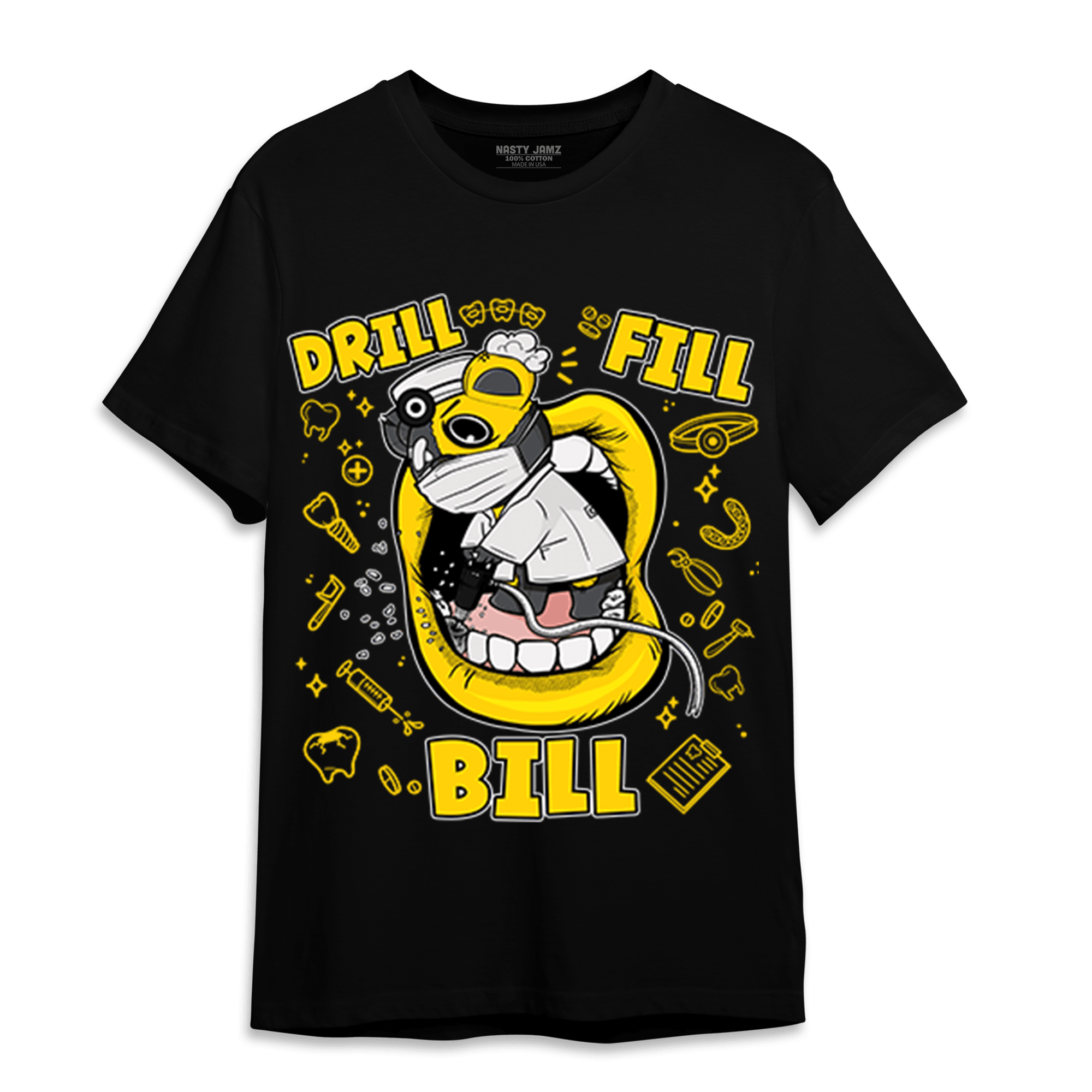 Thunder 4s T Shirt Match BER The Dentist - NastyJamz
