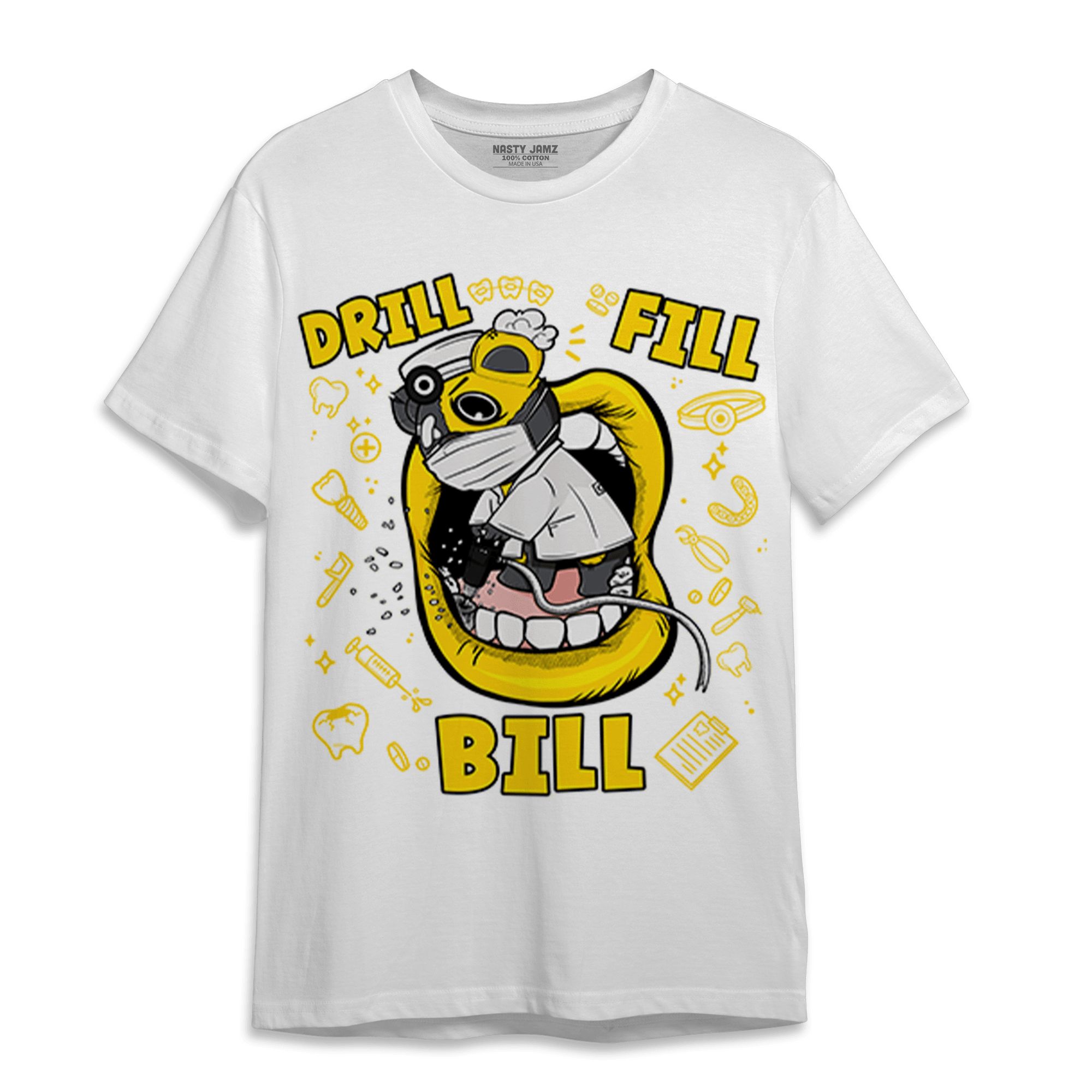 Thunder 4s T Shirt Match BER The Dentist - NastyJamz