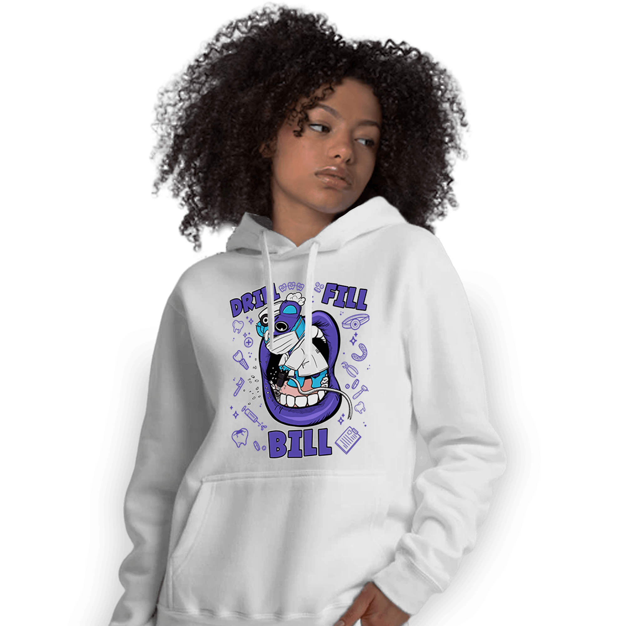 Aqua 6s Hoodie Match BER The Dentist - NastyJamz