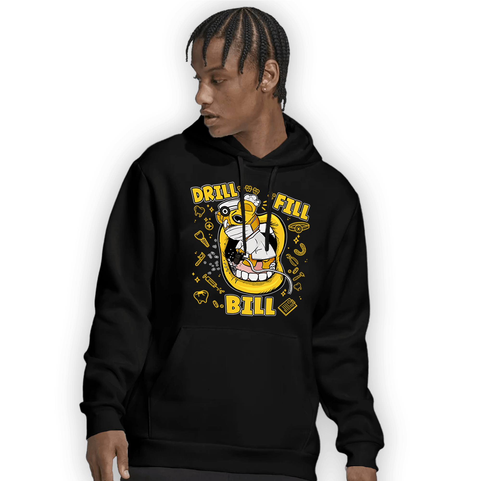 Yellow Ochre 6s Hoodie Match BER The Dentist - NastyJamz