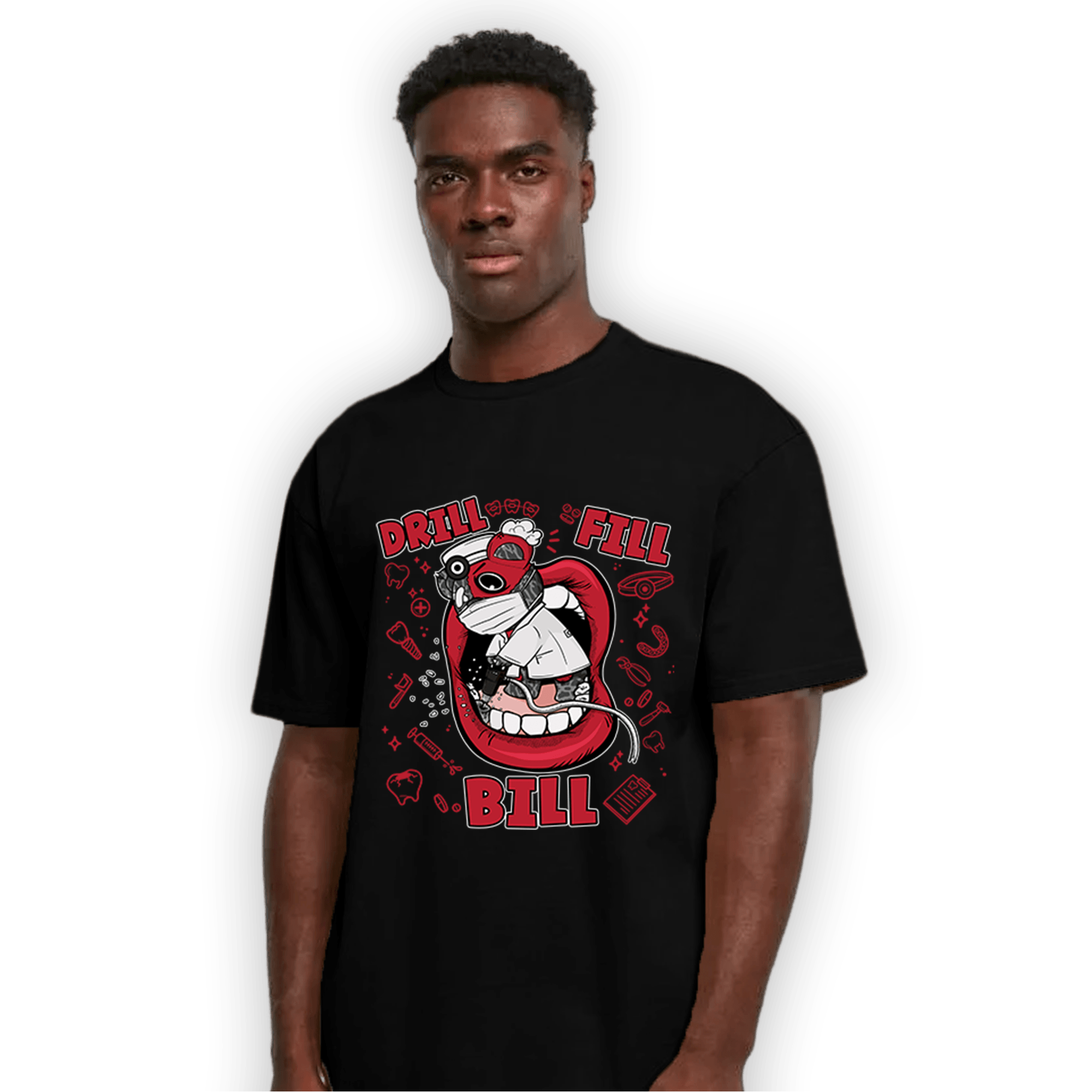 Spizike Low Bred T Shirt Match BER The Dentist - NastyJamz
