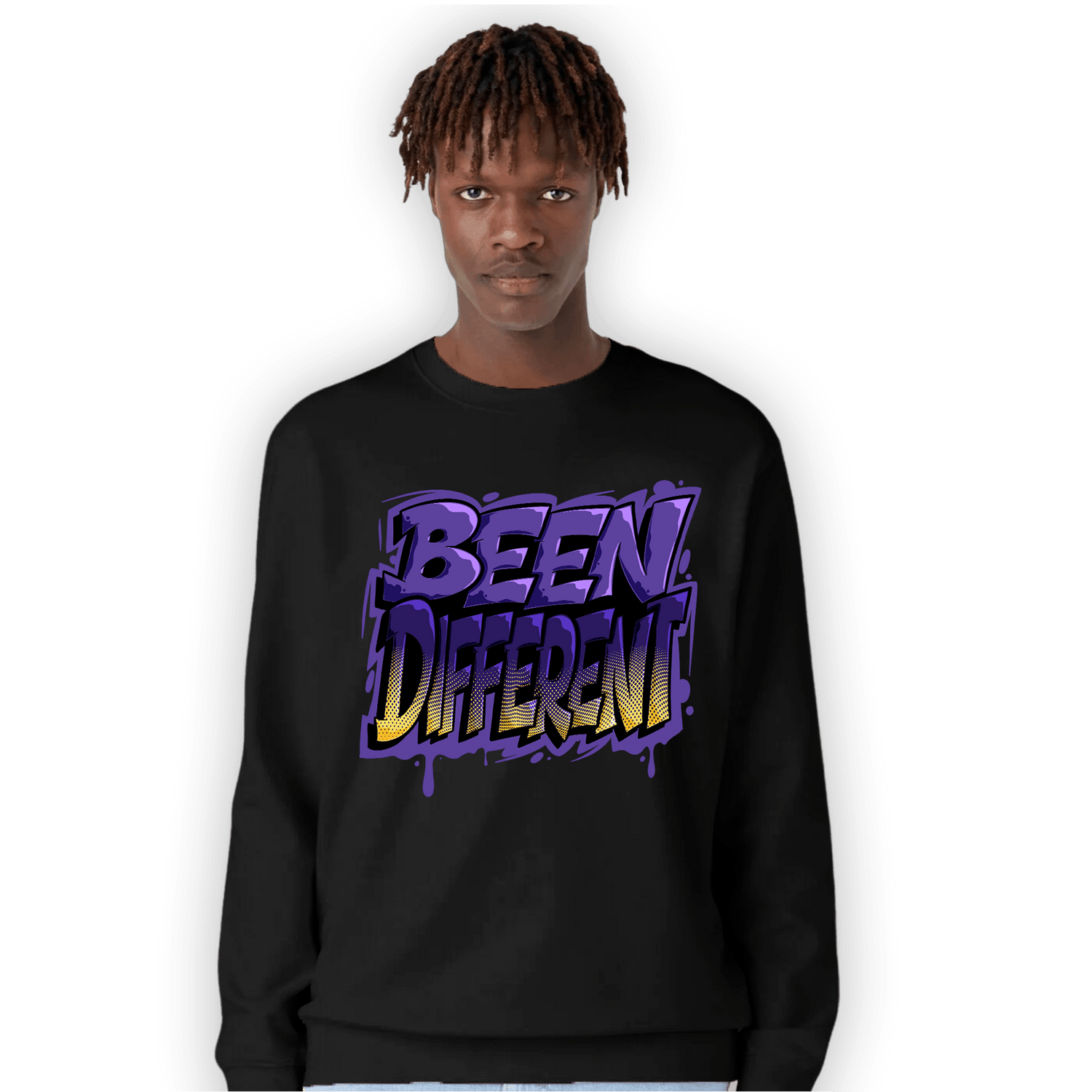 Field Purple 12s Sweatshirt Match Become Different - NastyJamz