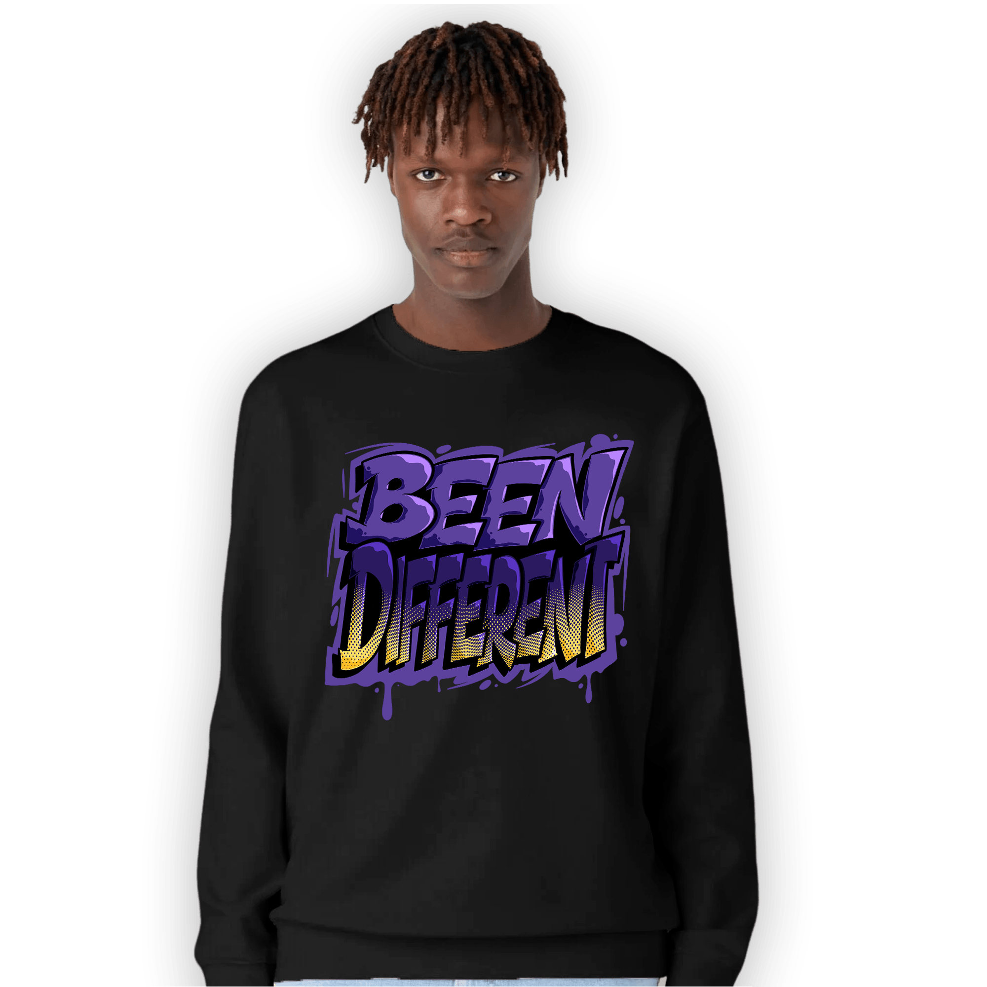 Field Purple 12s Sweatshirt Match Become Different - NastyJamz