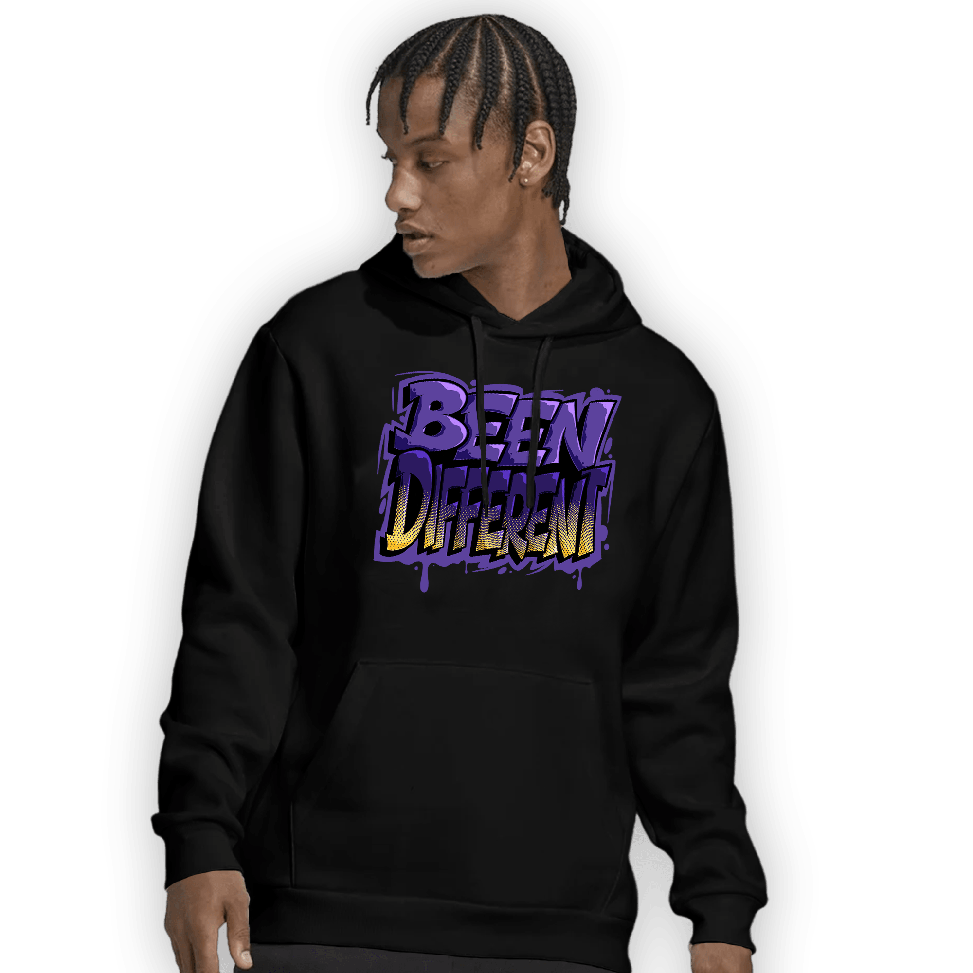 Field Purple 12s Hoodie Match Become Different - NastyJamz