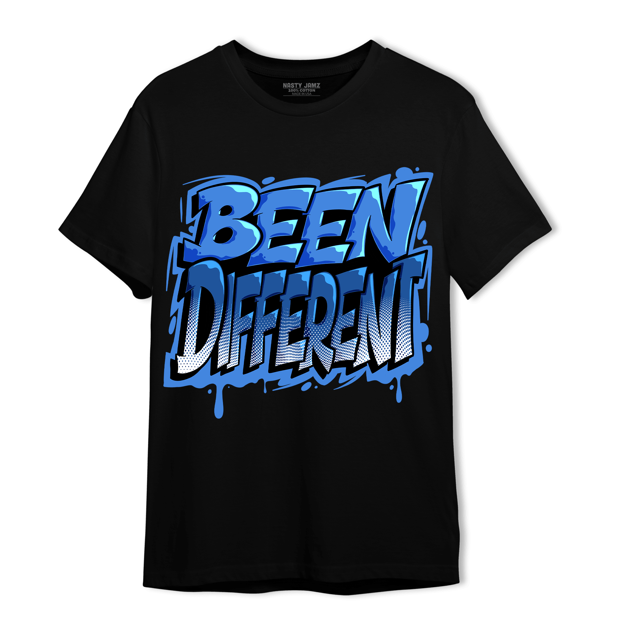 University Blue Toe 1s T Shirt Match Become Different - NastyJamz